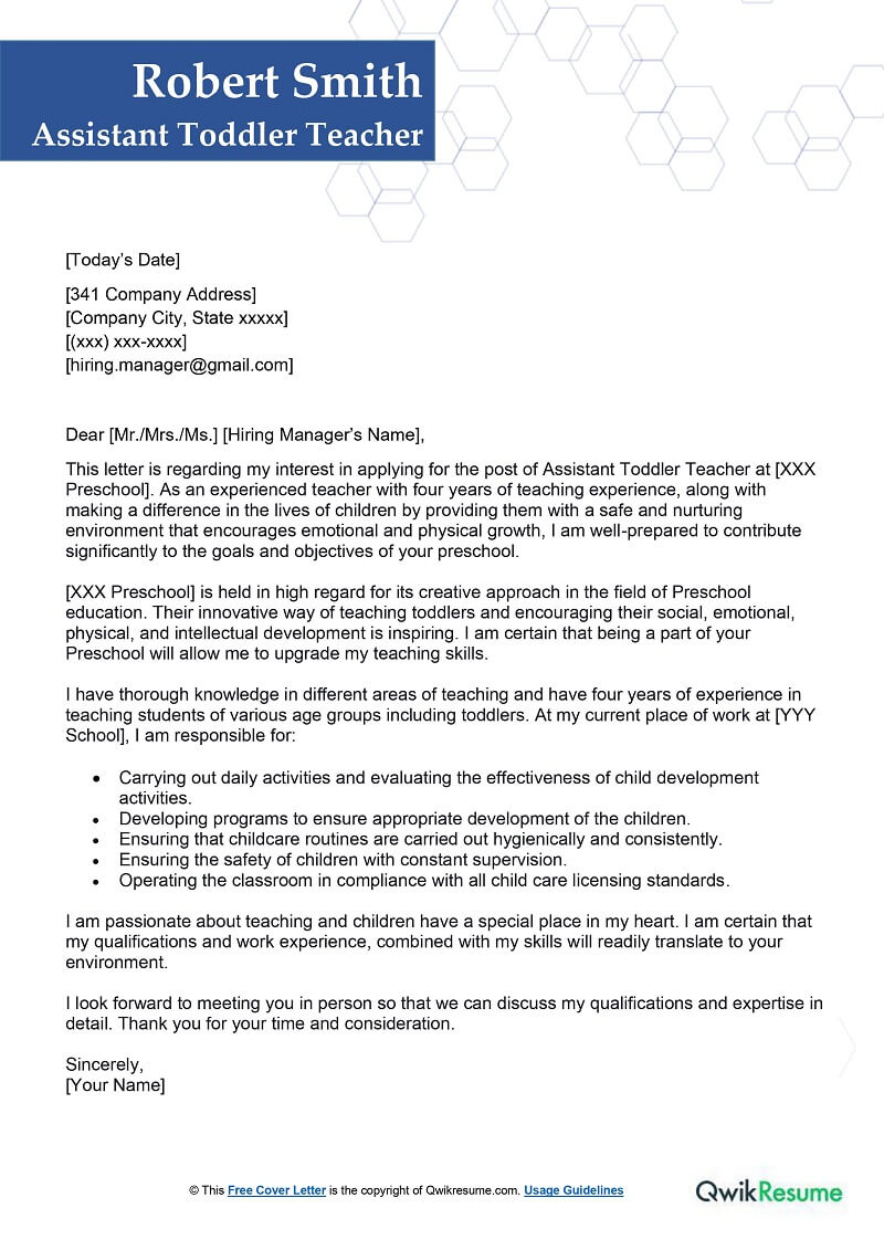 Cover Letter Sle For Teachers Infoupdate