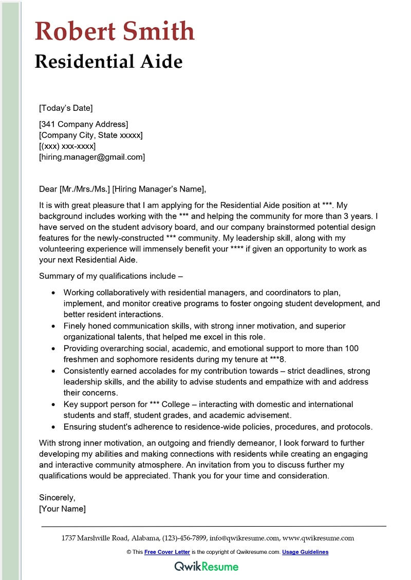 Lvn Cover Letter