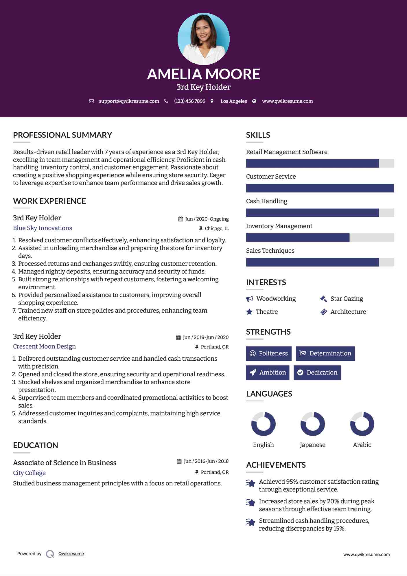10 Third Key Holder Resume Samples - 3rd Key Holder 1627393520 Pdf
