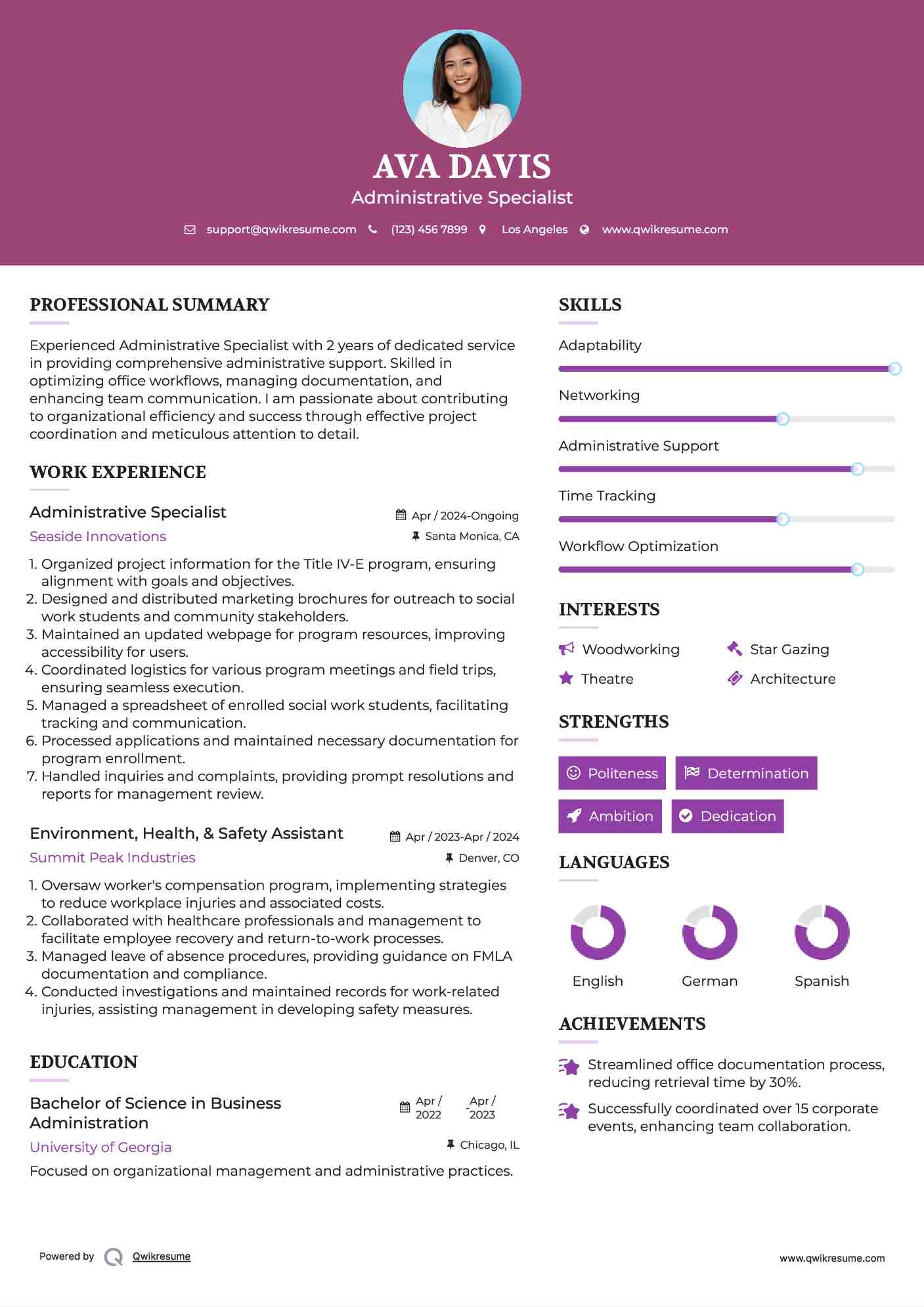 10 Administrative Specialist Resume - Administrative Specialist 1562314218 Pdf 