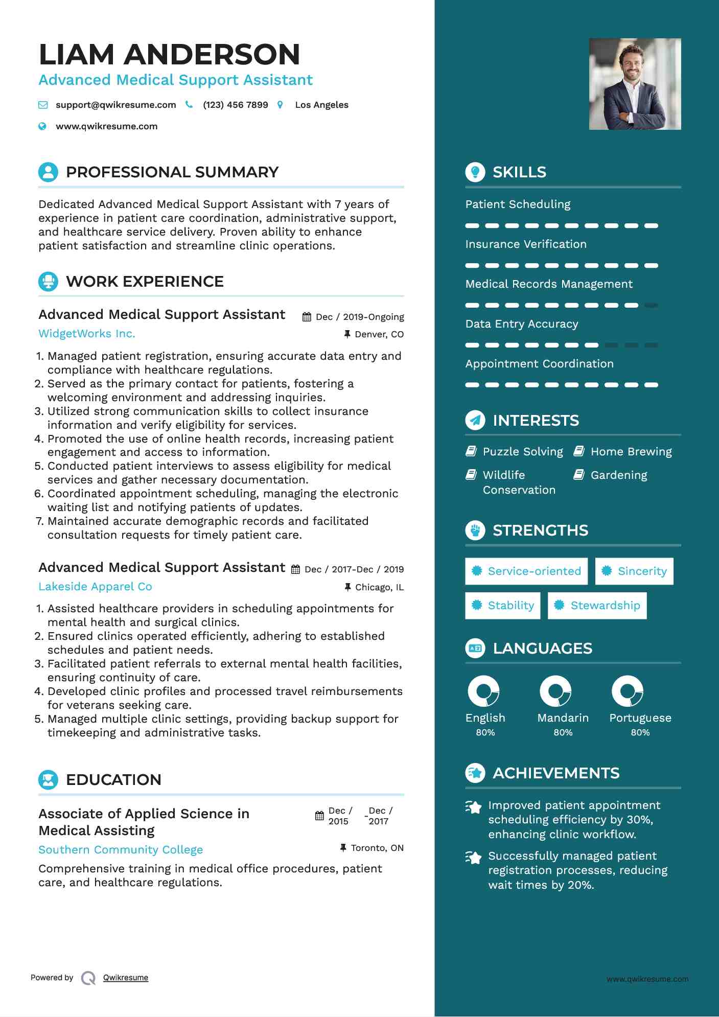 Advanced Resume Examples Simple Resume In Minutes