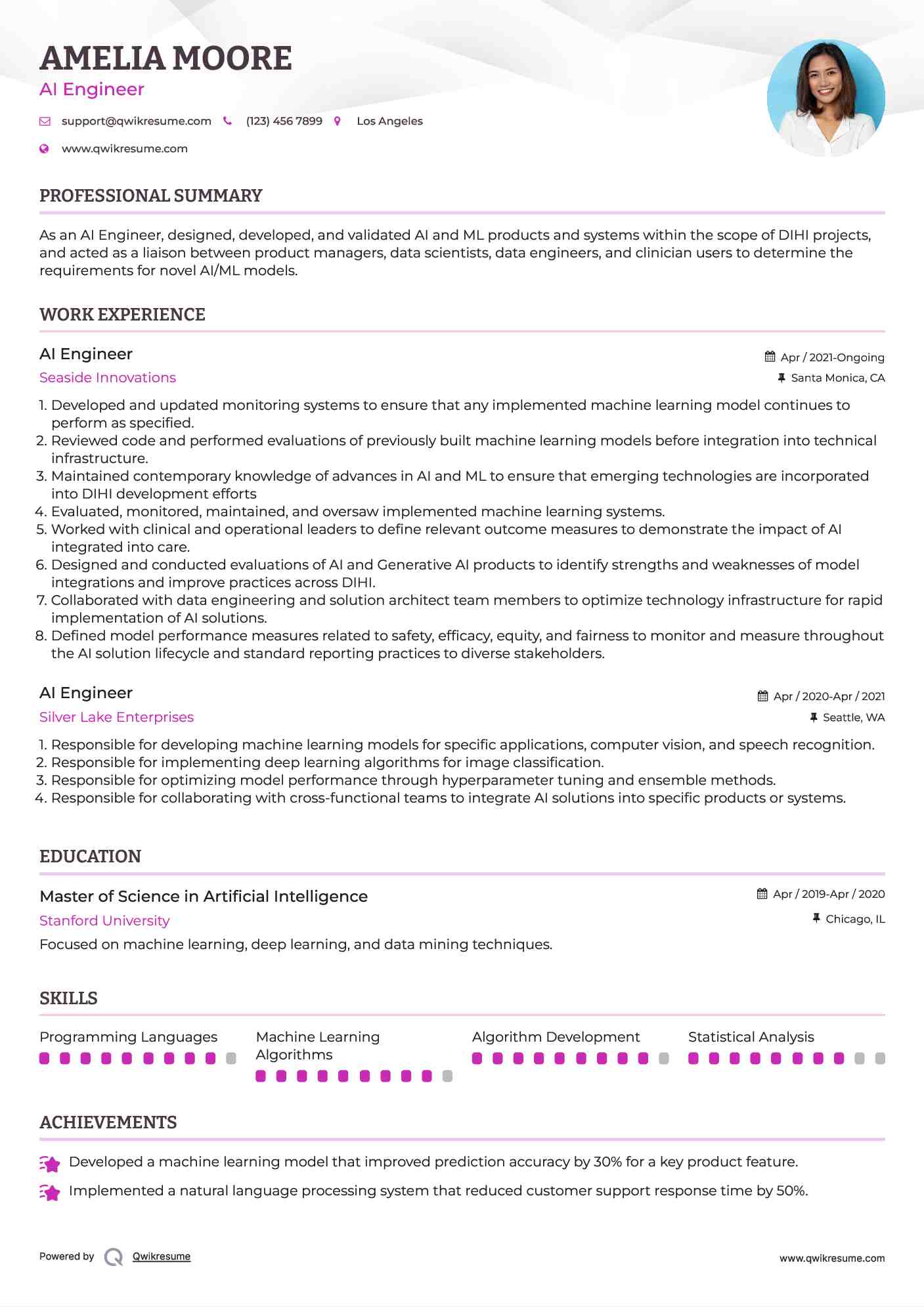 AI Engineer Resume Model