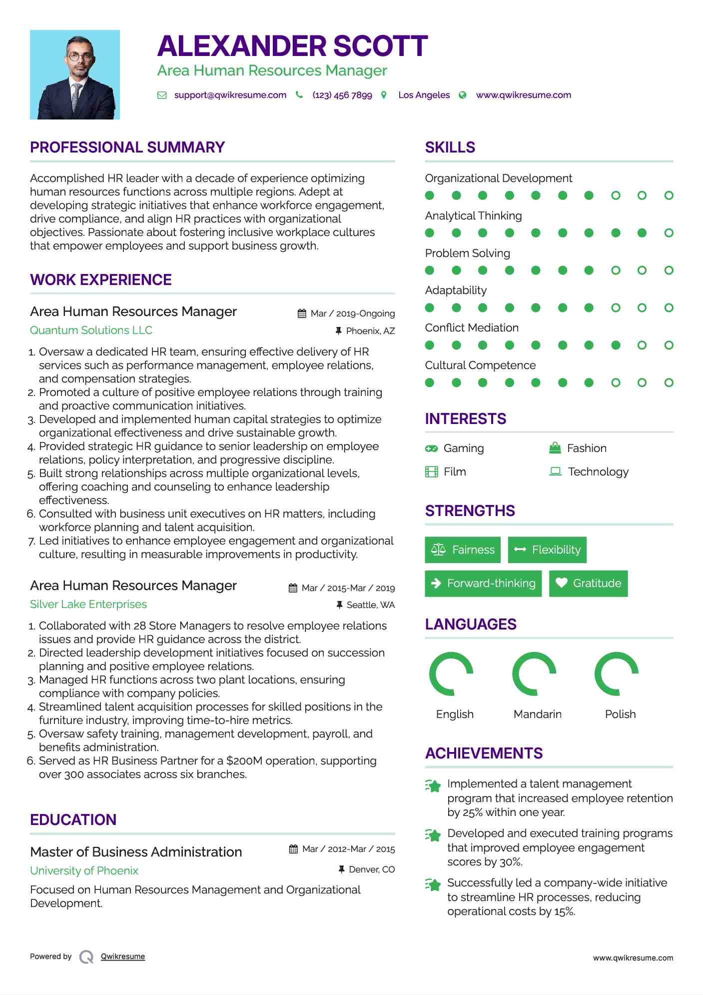 10 Area Human Resources Manager - Area Human Resources Manager 1582010295 Pdf 