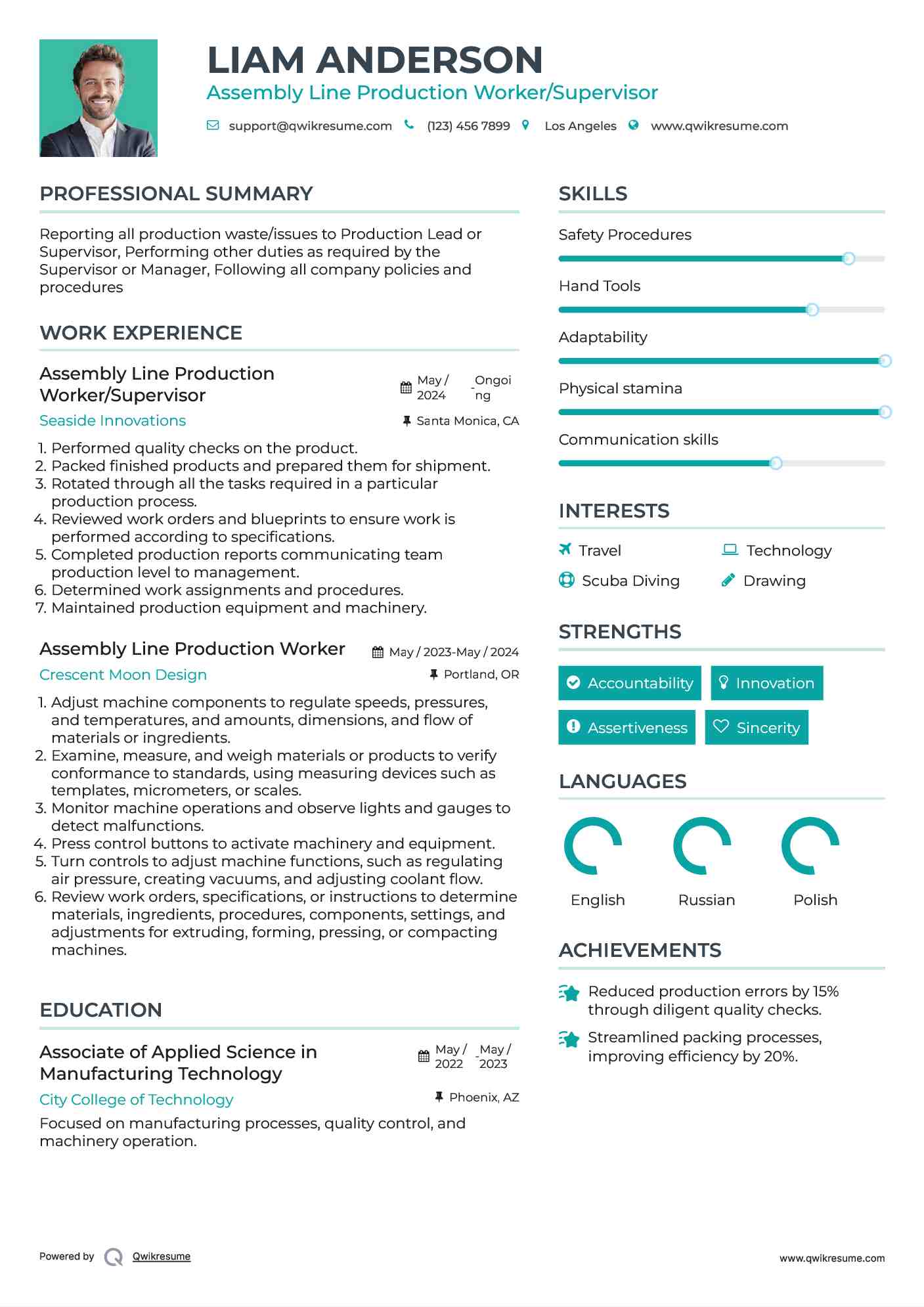 10 Assembly Line Worker Resume - Assembly Line Production Worker 1645503757 Pdf 