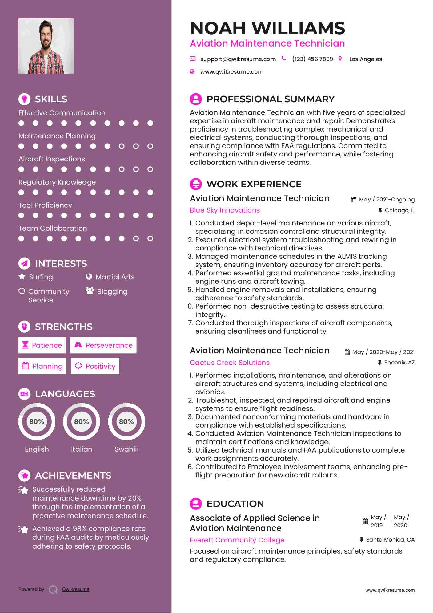10 Aviation Maintenance Technician - Aviation Maintenance Technician 1584011076 Pdf