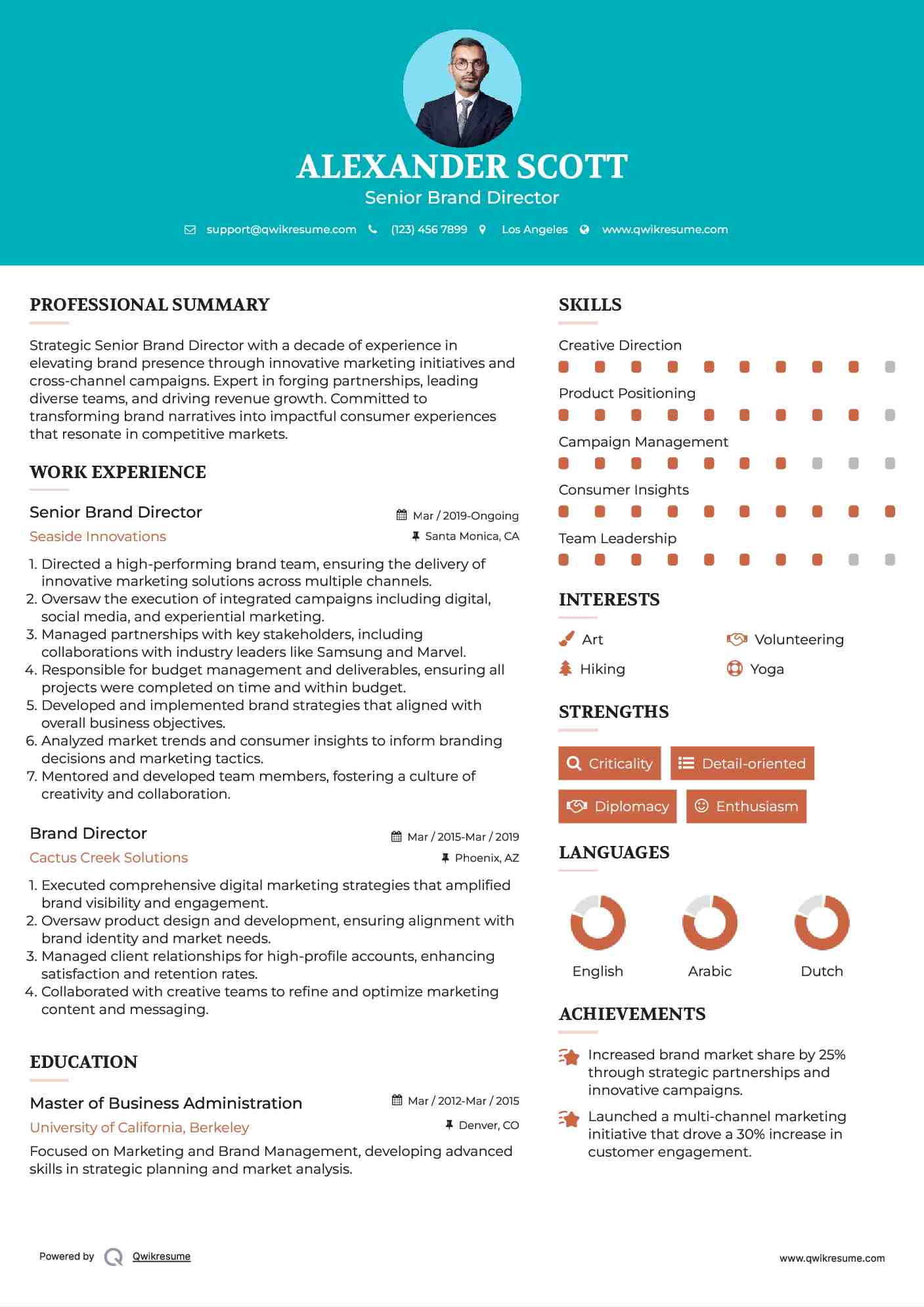 10 Brand Director Resume Samples - Brand Director 1675230856 Pdf 
