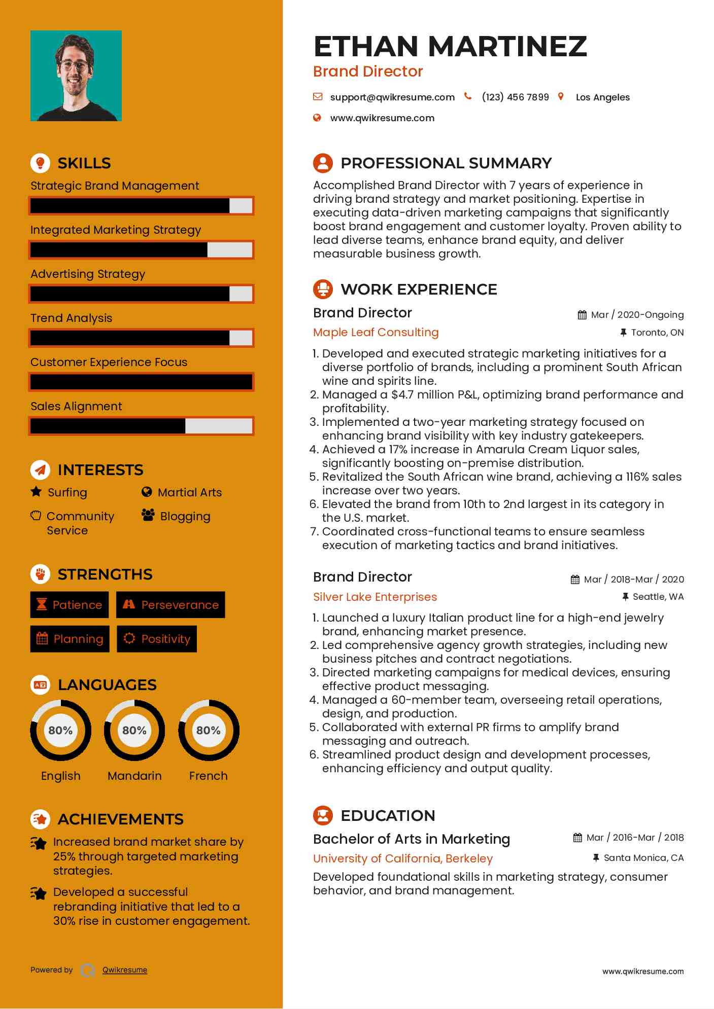 10 Brand Director Resume Samples - Brand Director 1675231184 Pdf 
