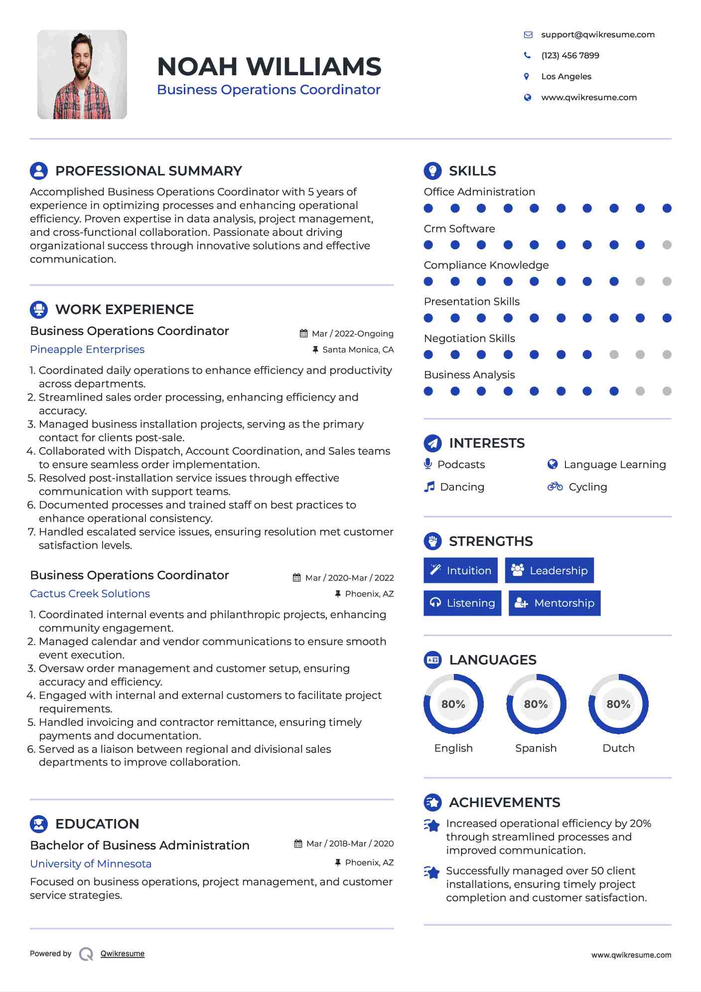 10 Business Operations Coordinator - Business Operations Coordinator 1585629274 Pdf 