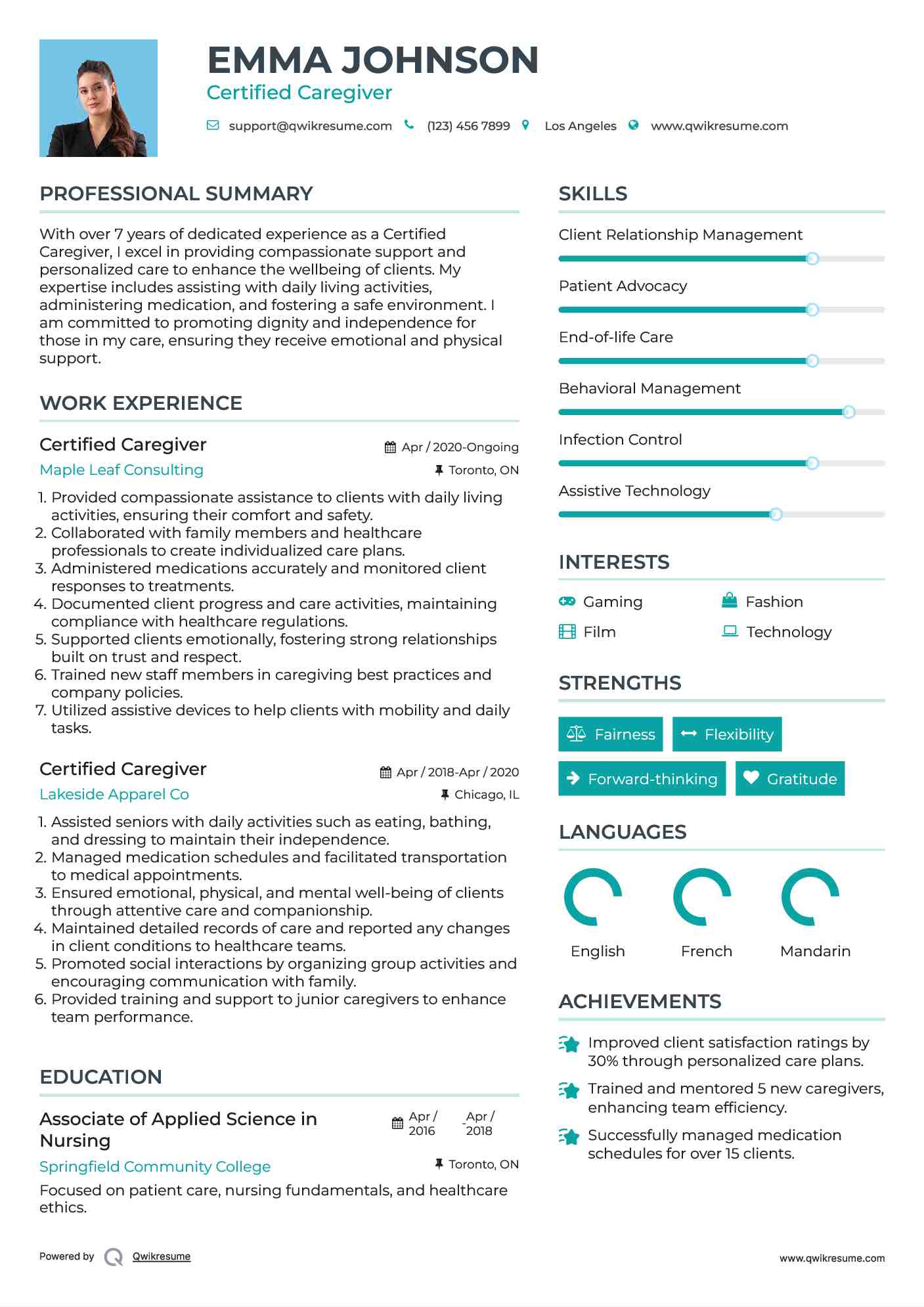 10 Certified Caregiver Resume - Certified Caregiver 1579175926 Pdf 