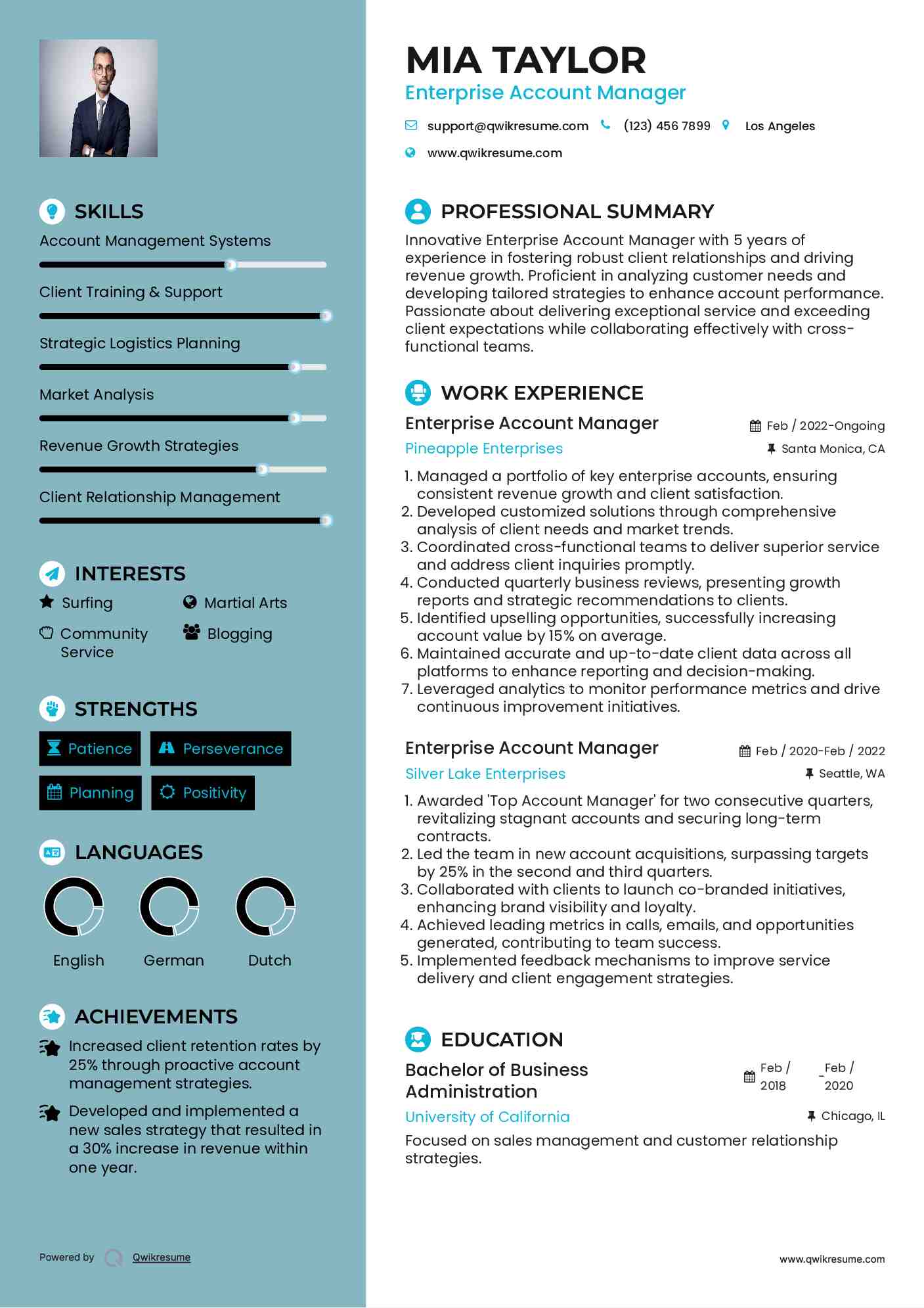 10 Enterprise Account Manager - Client Relations Manager 1576387556 Pdf 