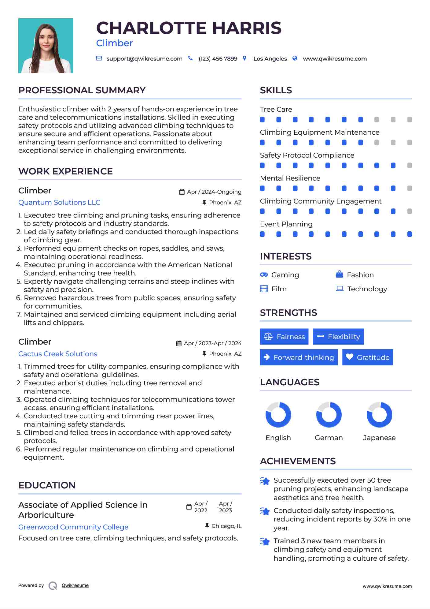 All Of Us Are Dead Resume Climber Resume Samples | QwikResume