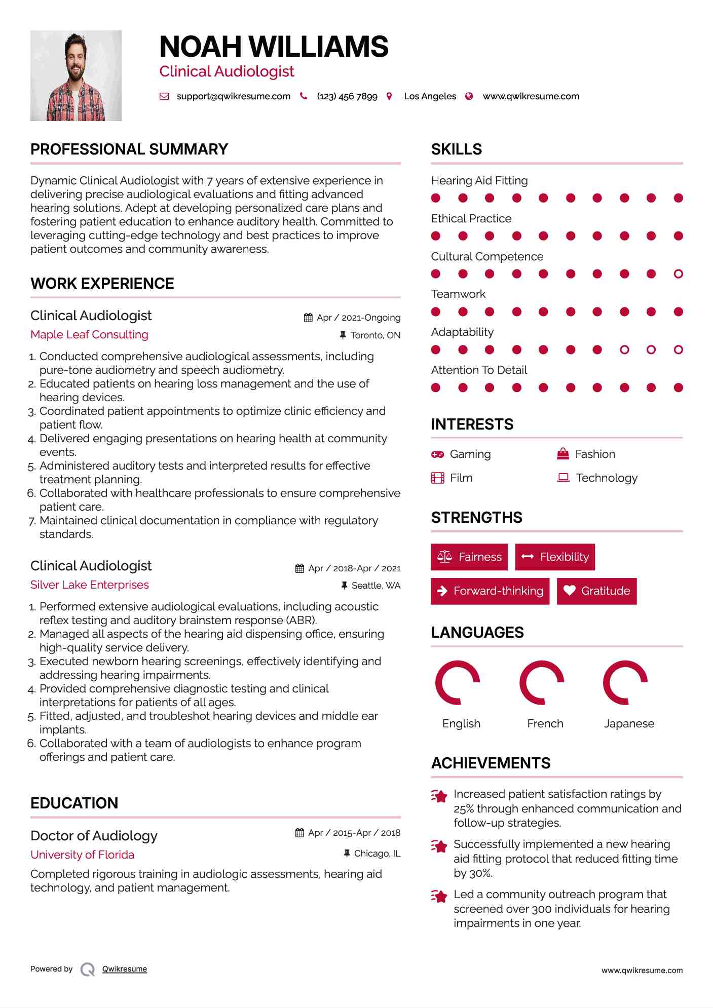 10 Clinical Audiologist Resume - Clinical Audiologist 1600836516 Pdf 