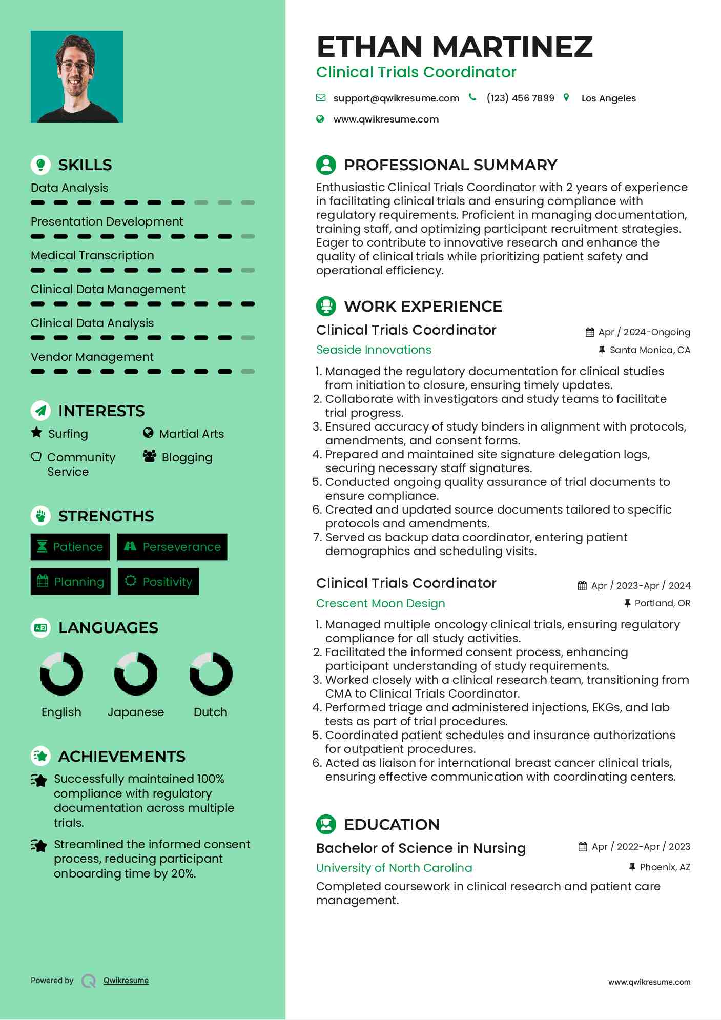 10 Clinical Trials Coordinator - Clinical Trials Coordinator 1619444934 Pdf 