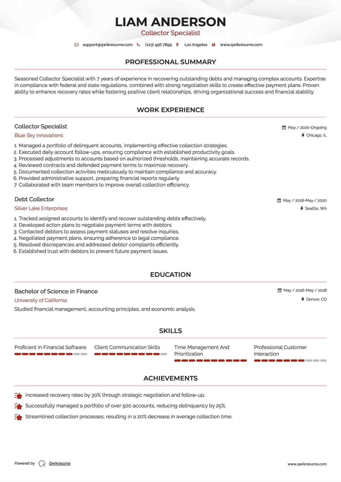10 Collector Resume Samples amp - Collector 1557740457 Pdf