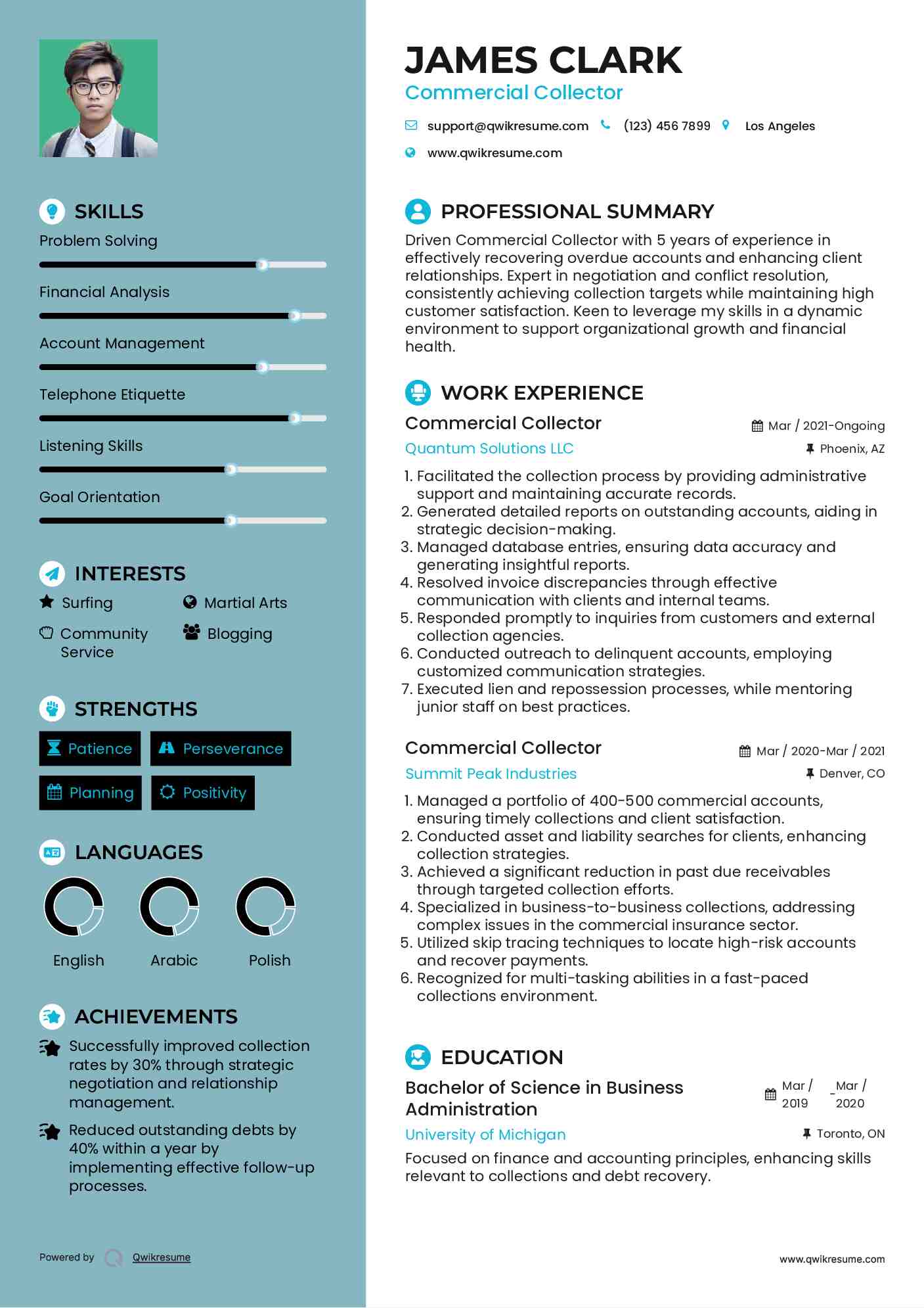 10 Commercial Collector Resume - Commercial Collector 1594998386 Pdf