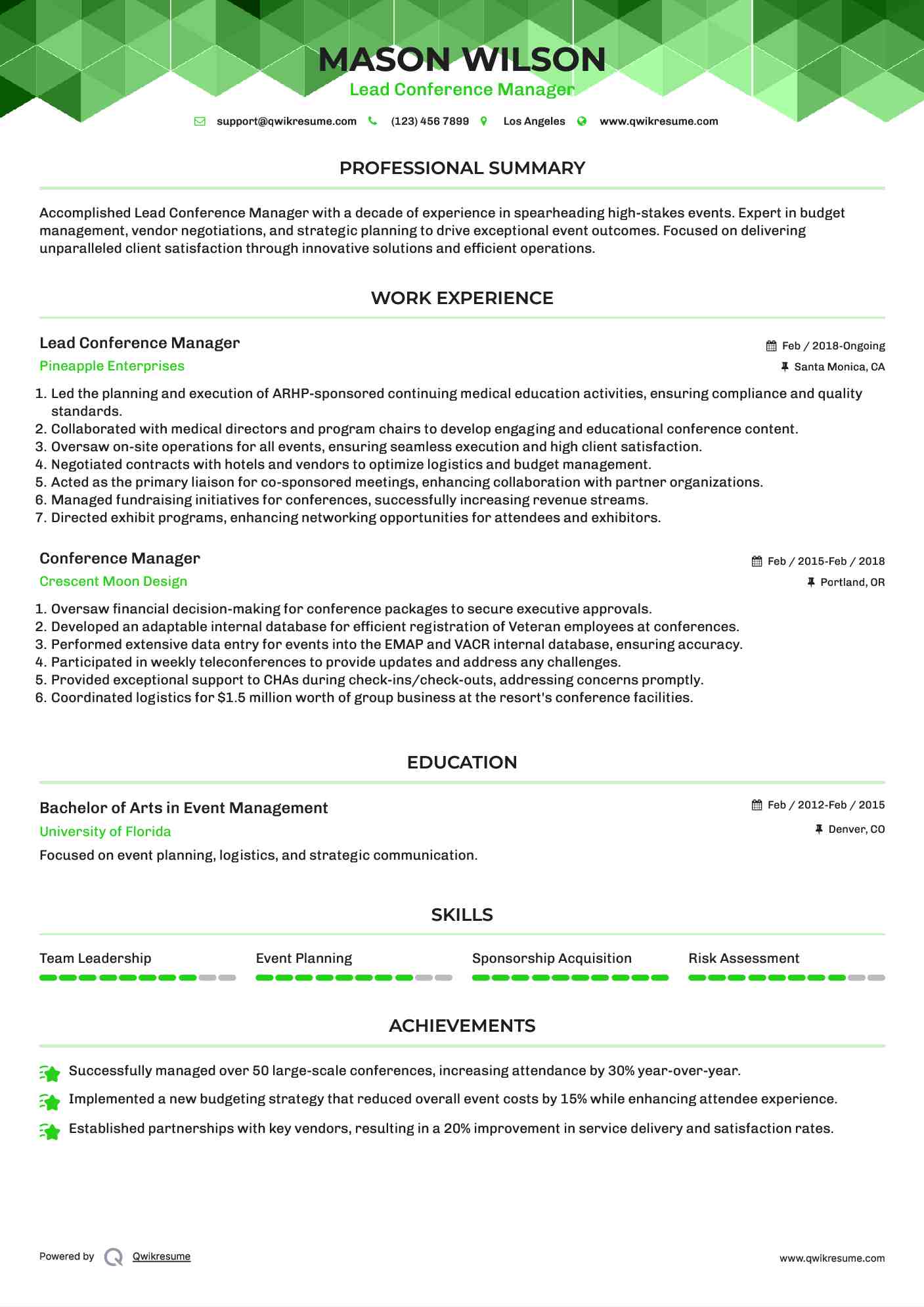 conference-manager-resume-samples-qwikresume