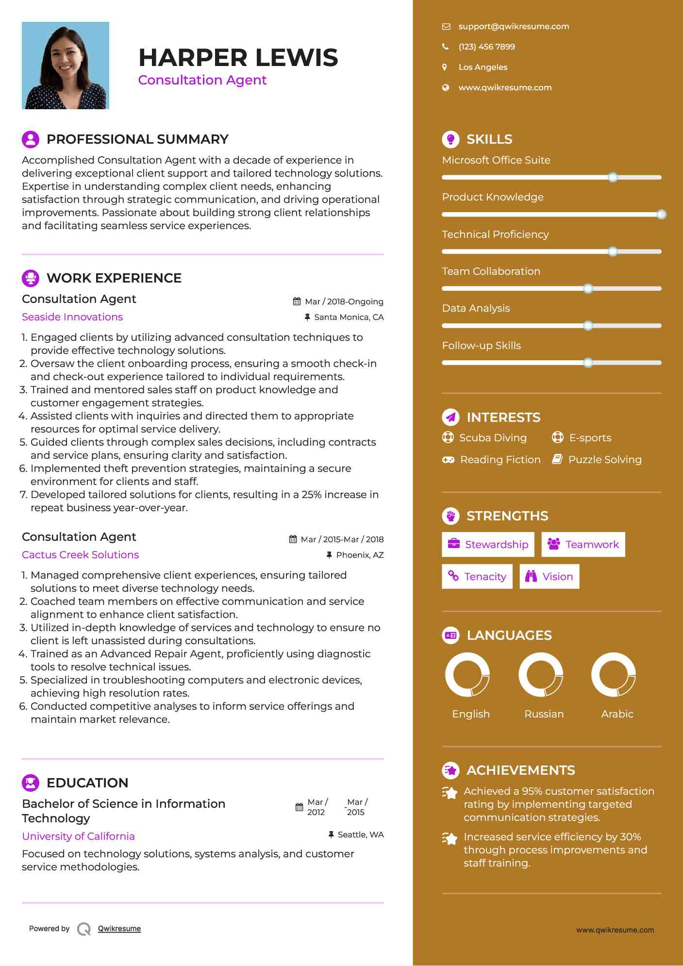 Consultation Agent Resume Model