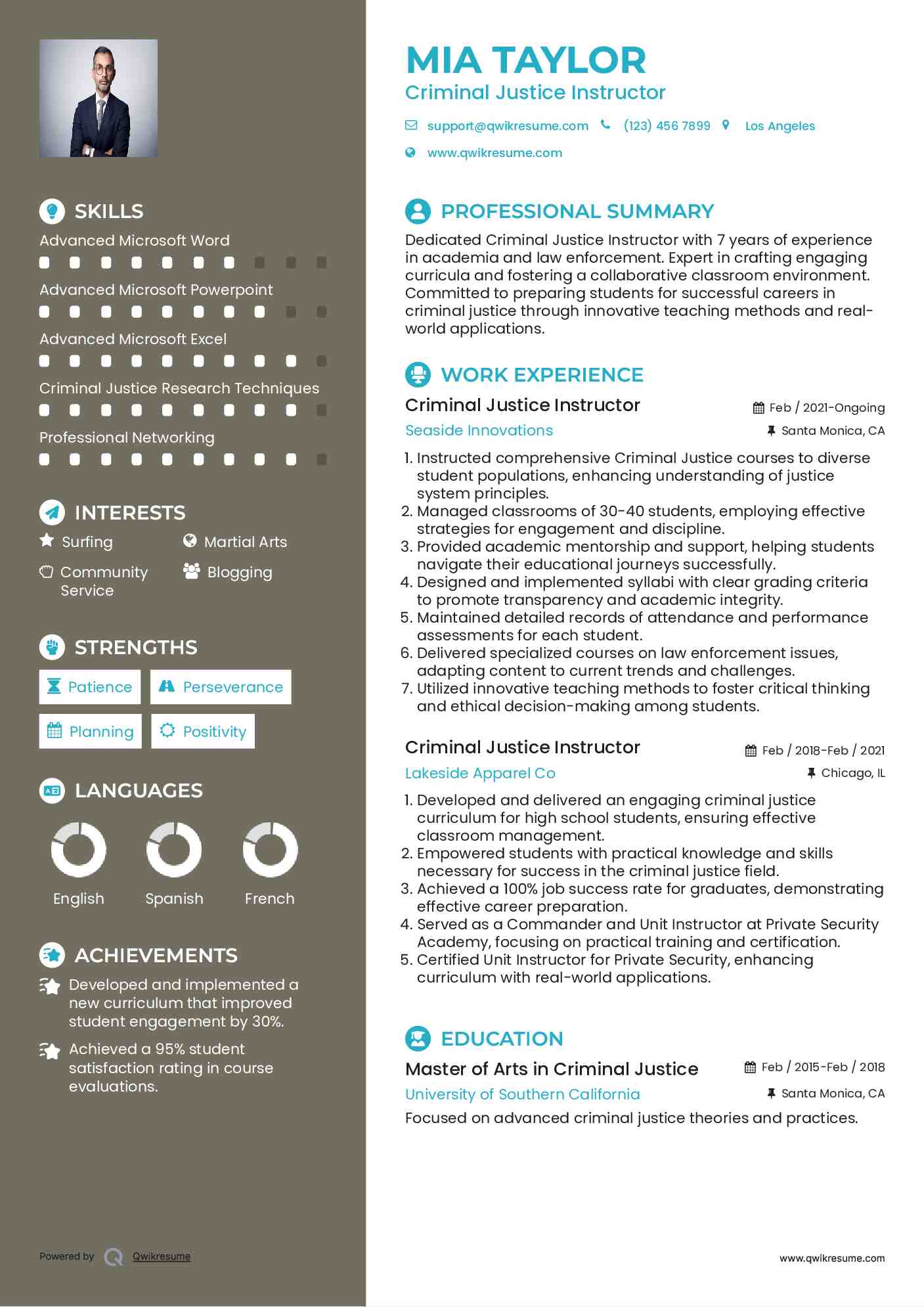 10 Criminal Justice Instructor - Criminal Justice Instructor 1599212476 Pdf