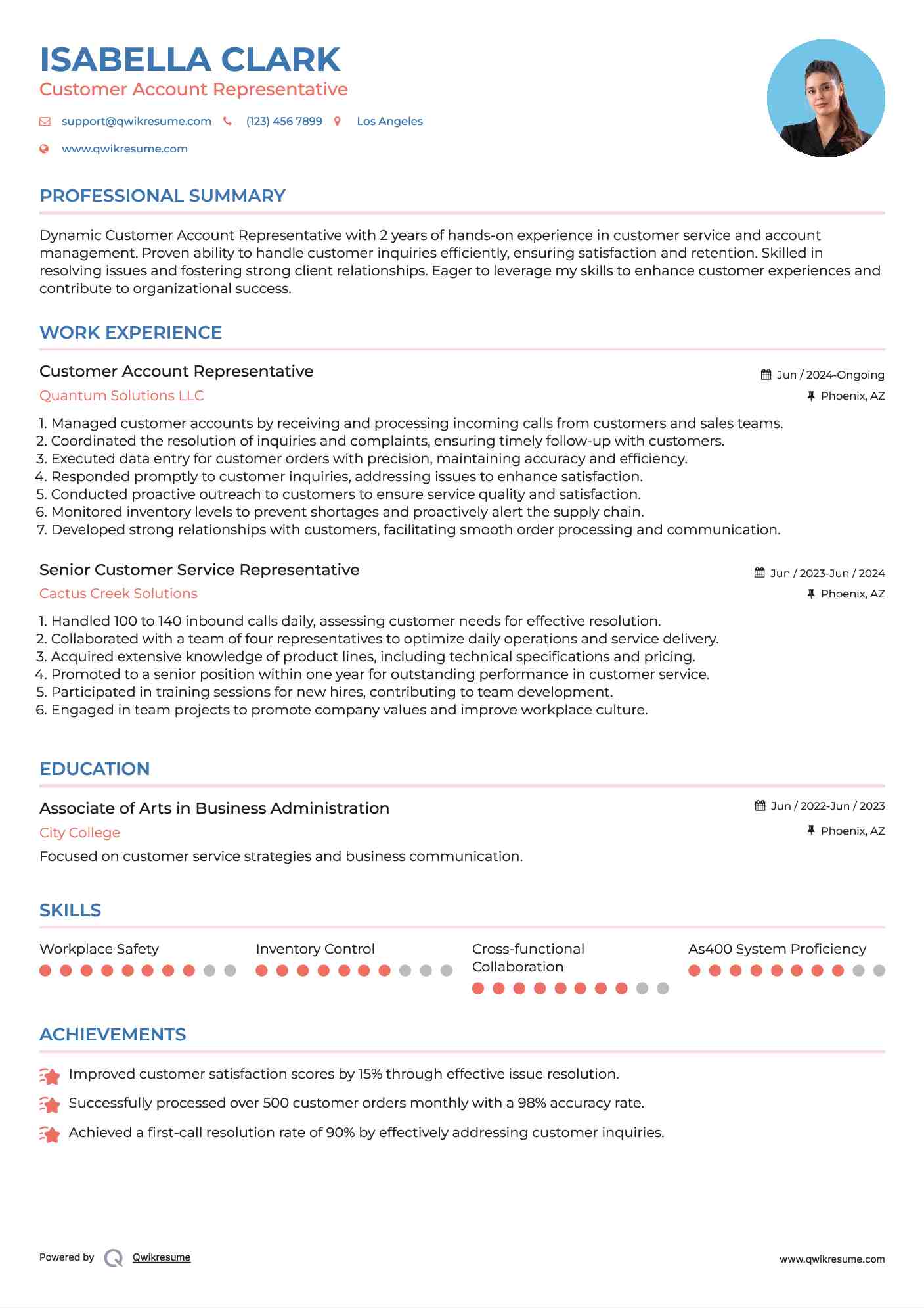 customer account representative resume samples qwikresume lockheed martin resume format