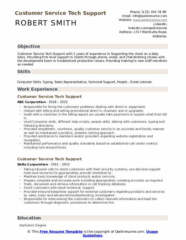customer-service-tech-support-resume-samples-qwikresume