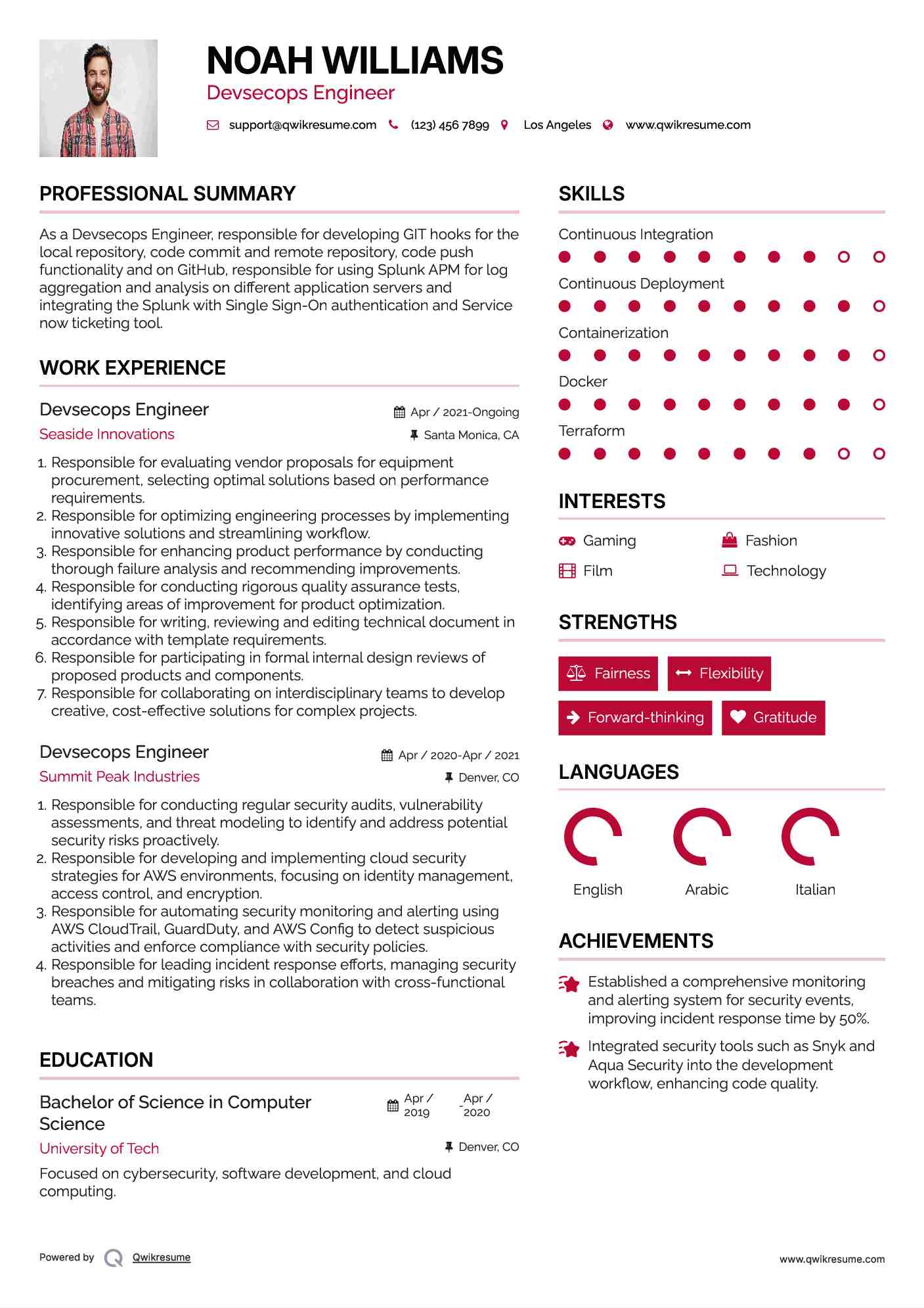 10 Devsecops Engineer Resume Samples - Devsecops Engineer 1730540858 Pdf 