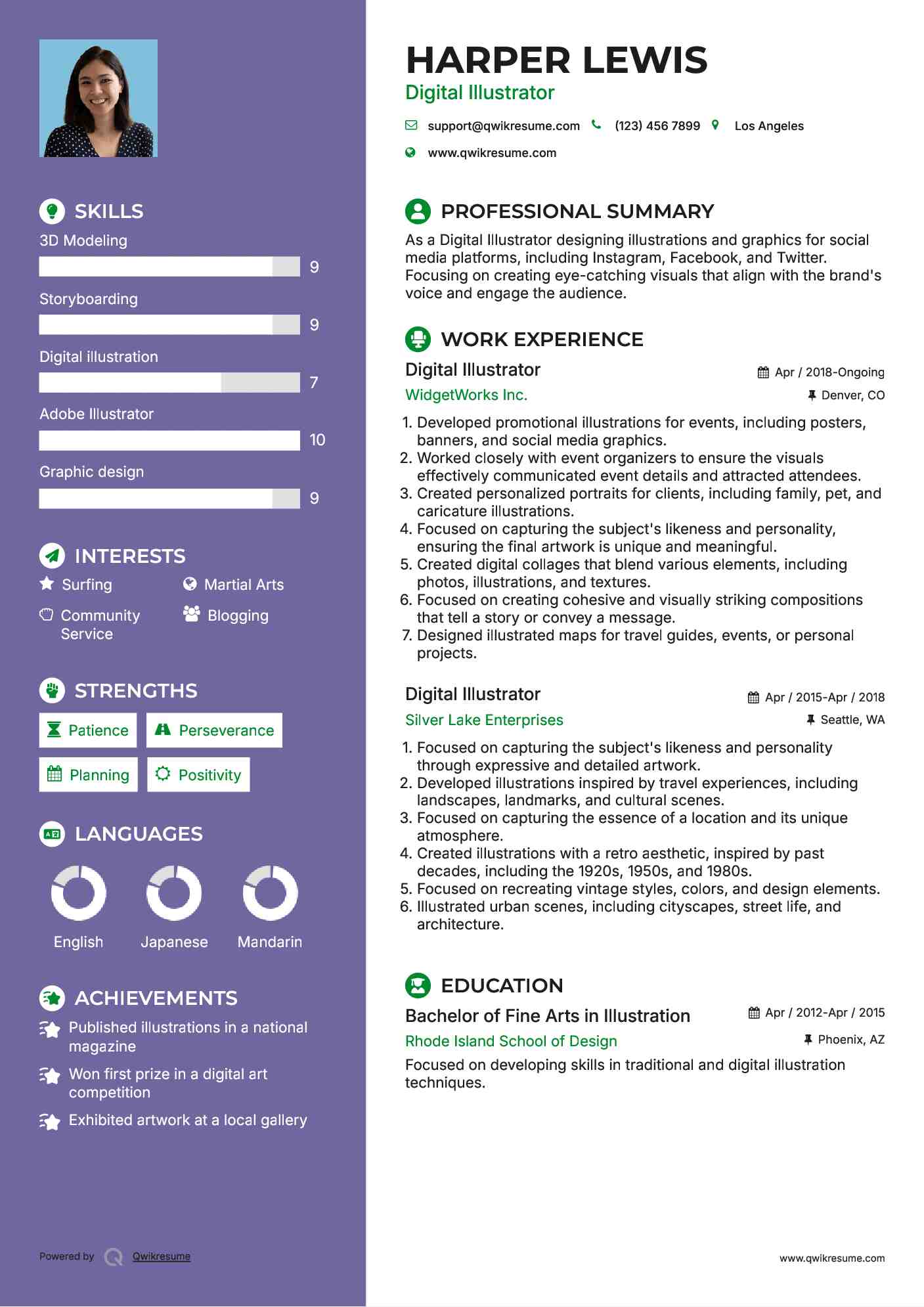 10 Digital Illustrator Resume - Digital Illustrator 1727178336 Pdf 