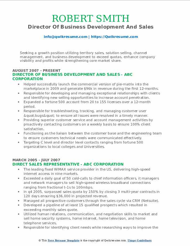 Director Of Business Development - Director Of Business Development 1564561719 Pdf 