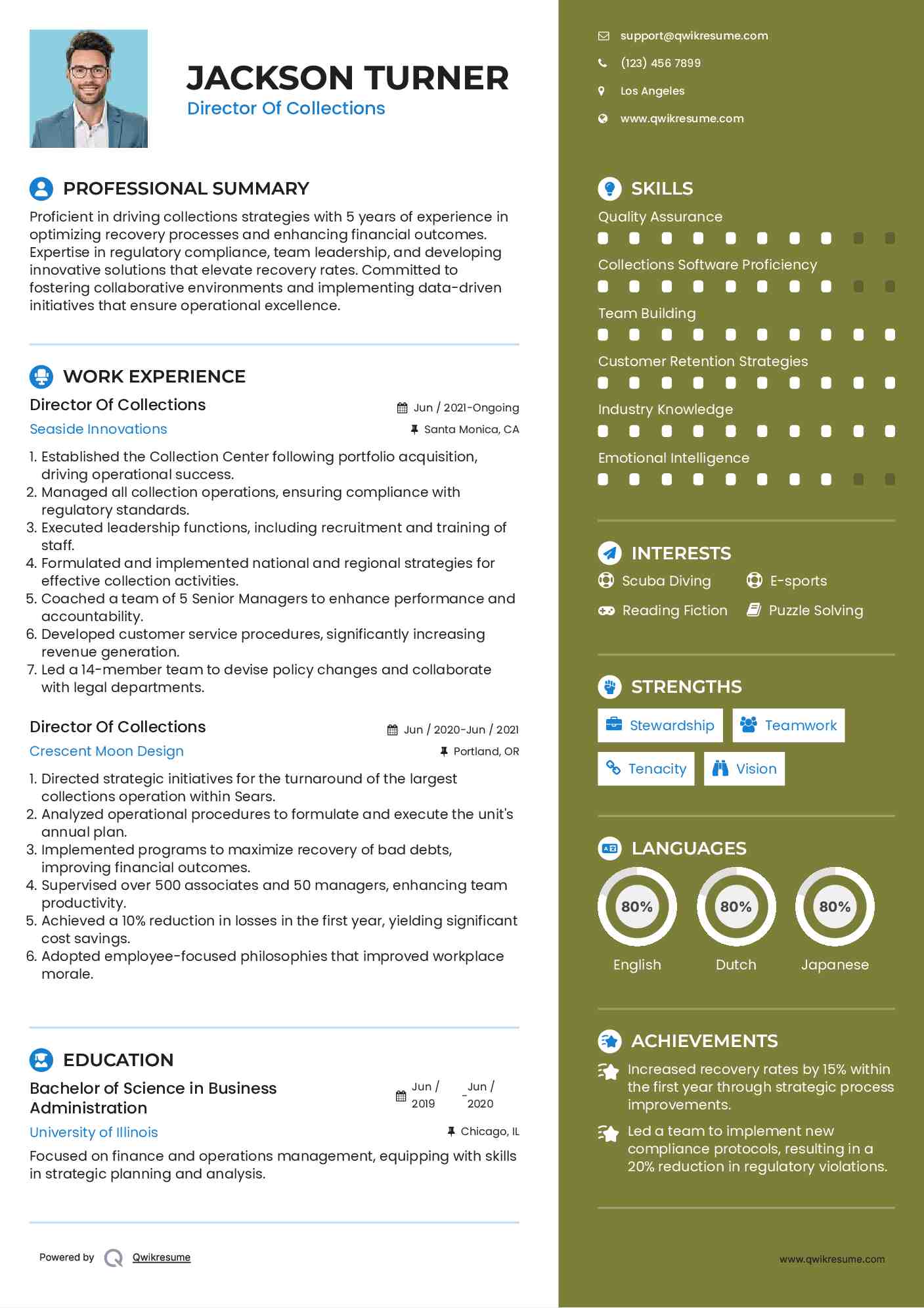 10 Director Of Collections Resume - Director Of Collections 1582864384 Pdf 