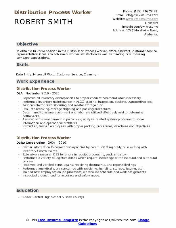 Distribution resume worker
