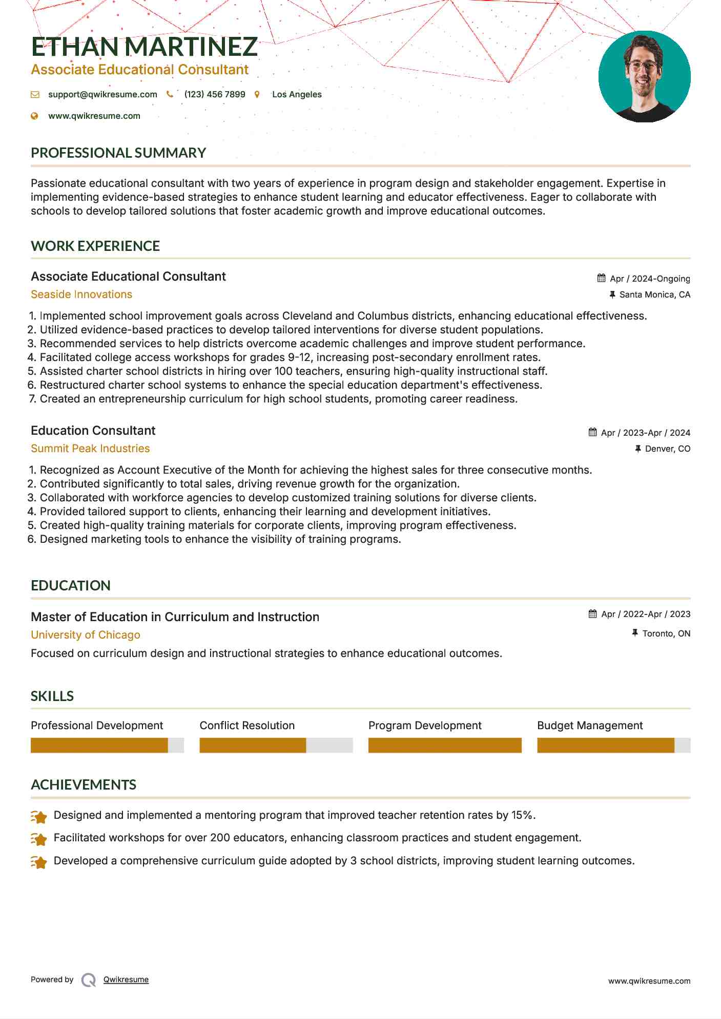 education consultant resume samples qwikresume business development consultant job description