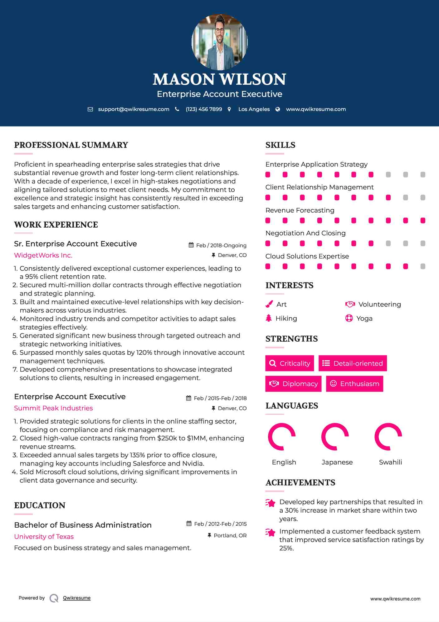 10 Enterprise Account Executive - Enterprise Account Executive 1583314229 Pdf 