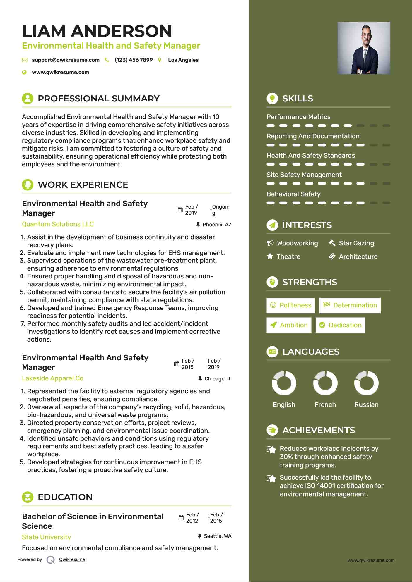 Compliance Resume Samples