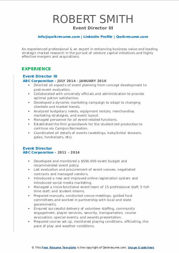event-director-resume-samples-qwikresume
