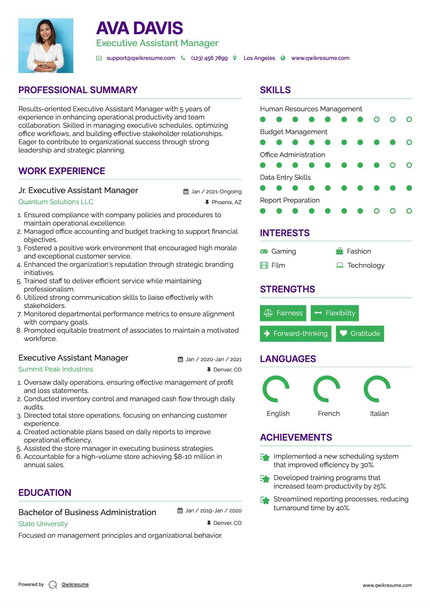 10 Executive Assistant Manager - Executive Assistant Manager 1584200614 Pdf 