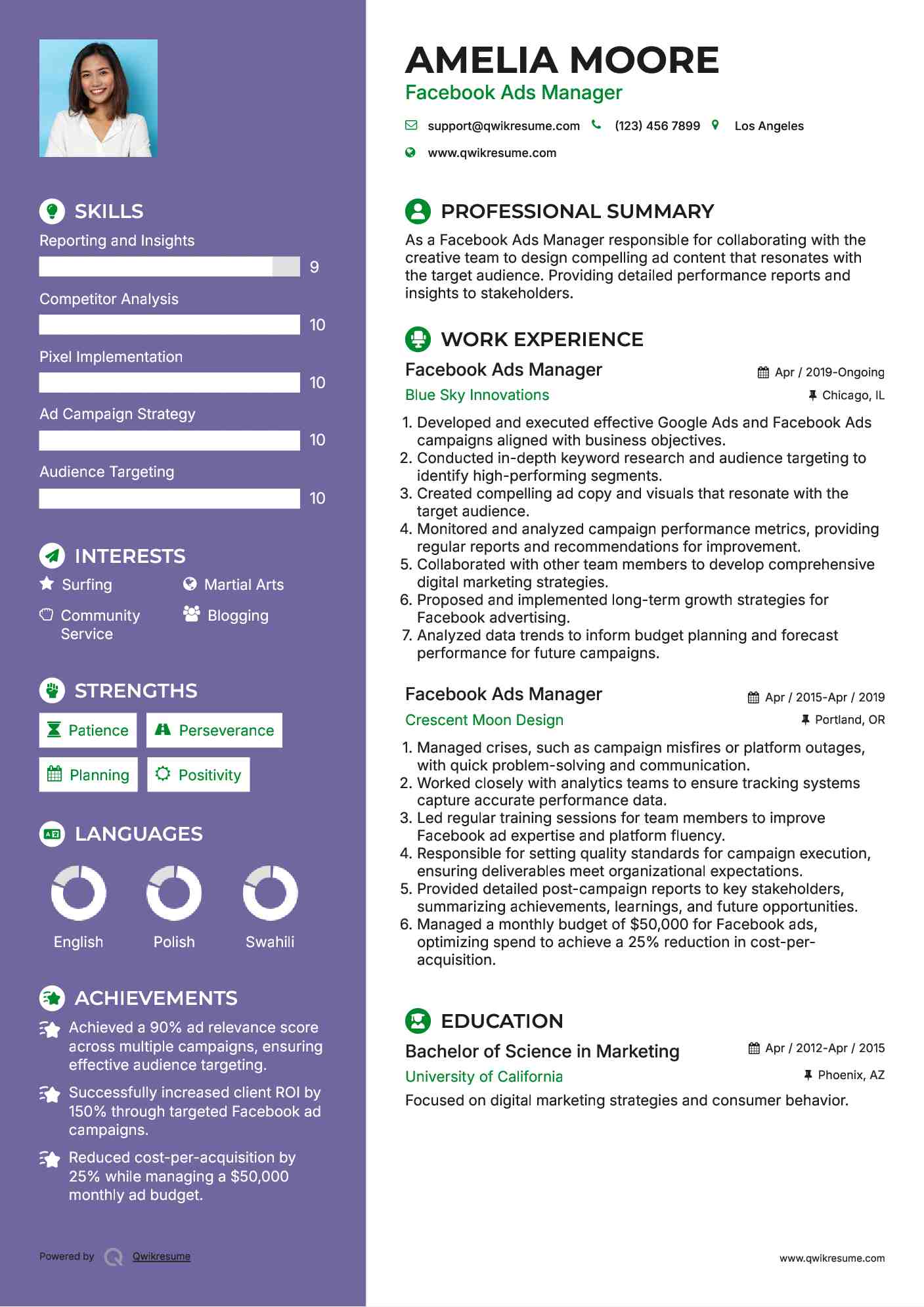 10 Facebook Ads Manager Resume - Facebook Ads Manager 1733892580 Pdf 