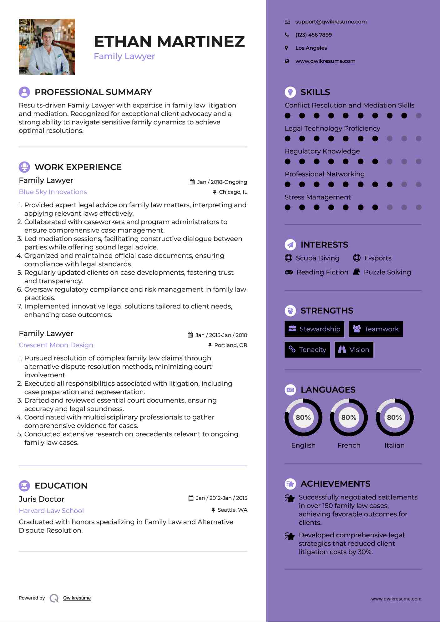 10 Family Lawyer Resume Samples - Family Lawyer 1676370080 Pdf