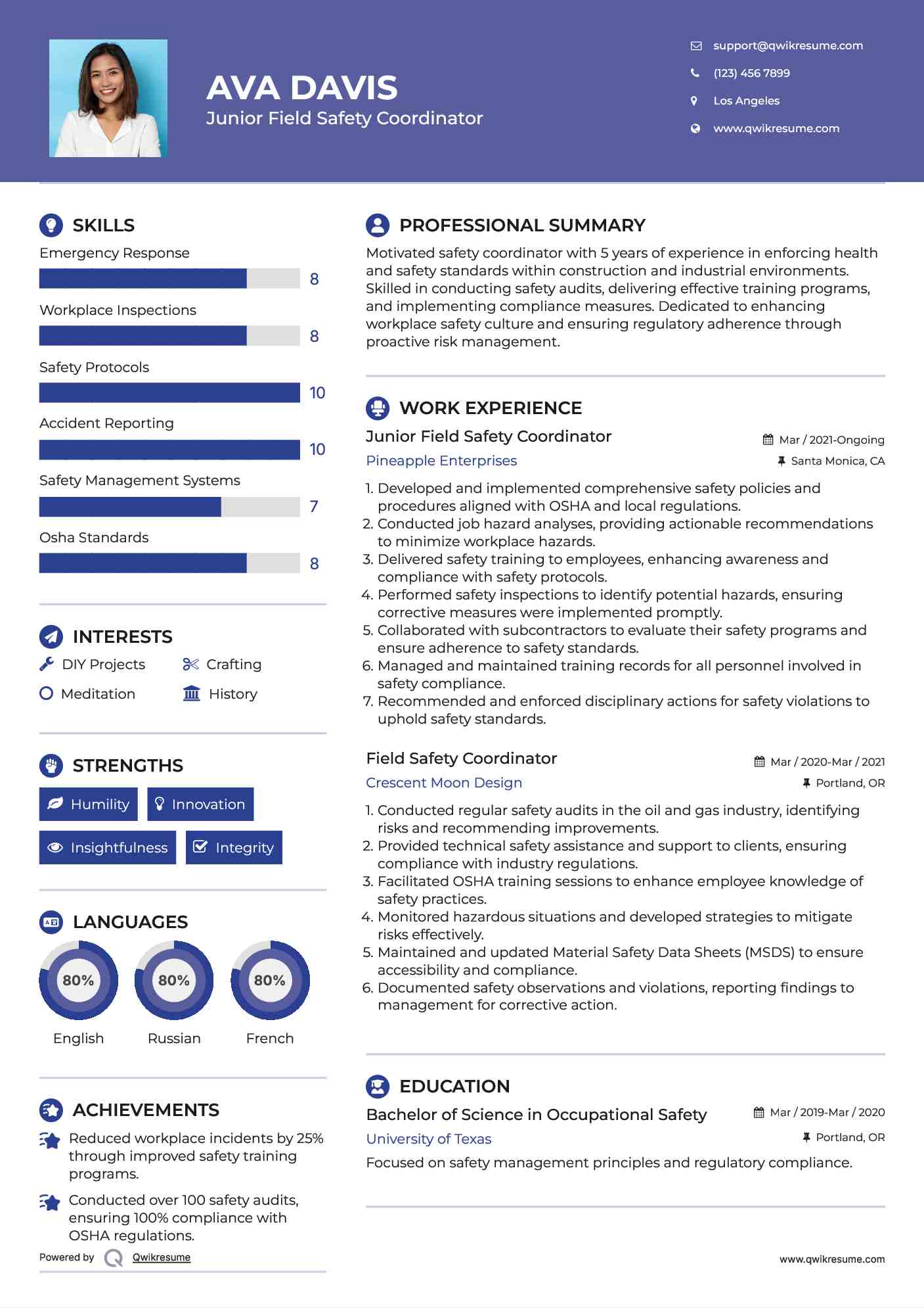 10 Field Safety Coordinator Resume - Field Safety Coordinator 1625831352 Pdf 