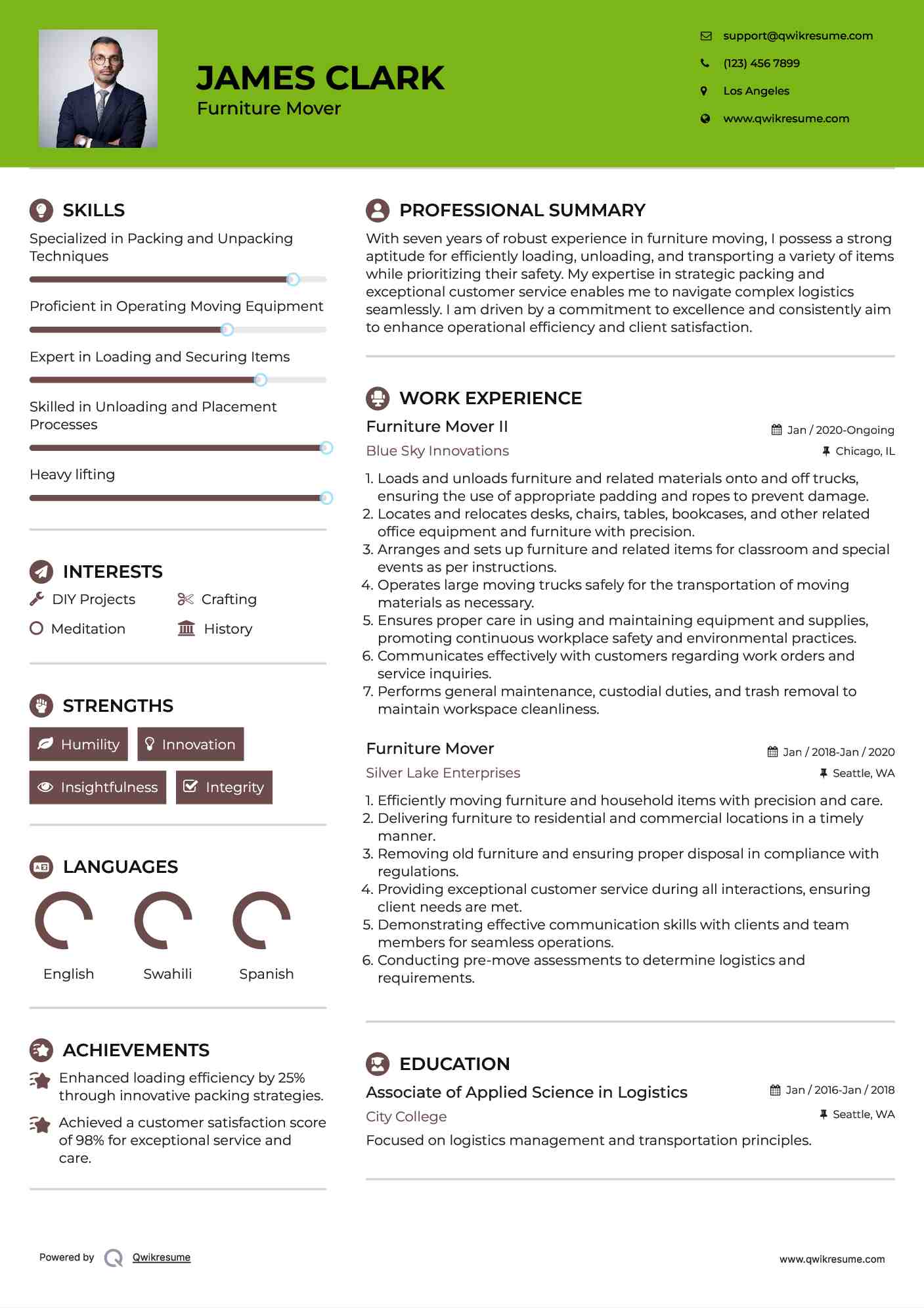 10 Furniture Mover Resume Samples - Furniture Mover 1577179268 Pdf