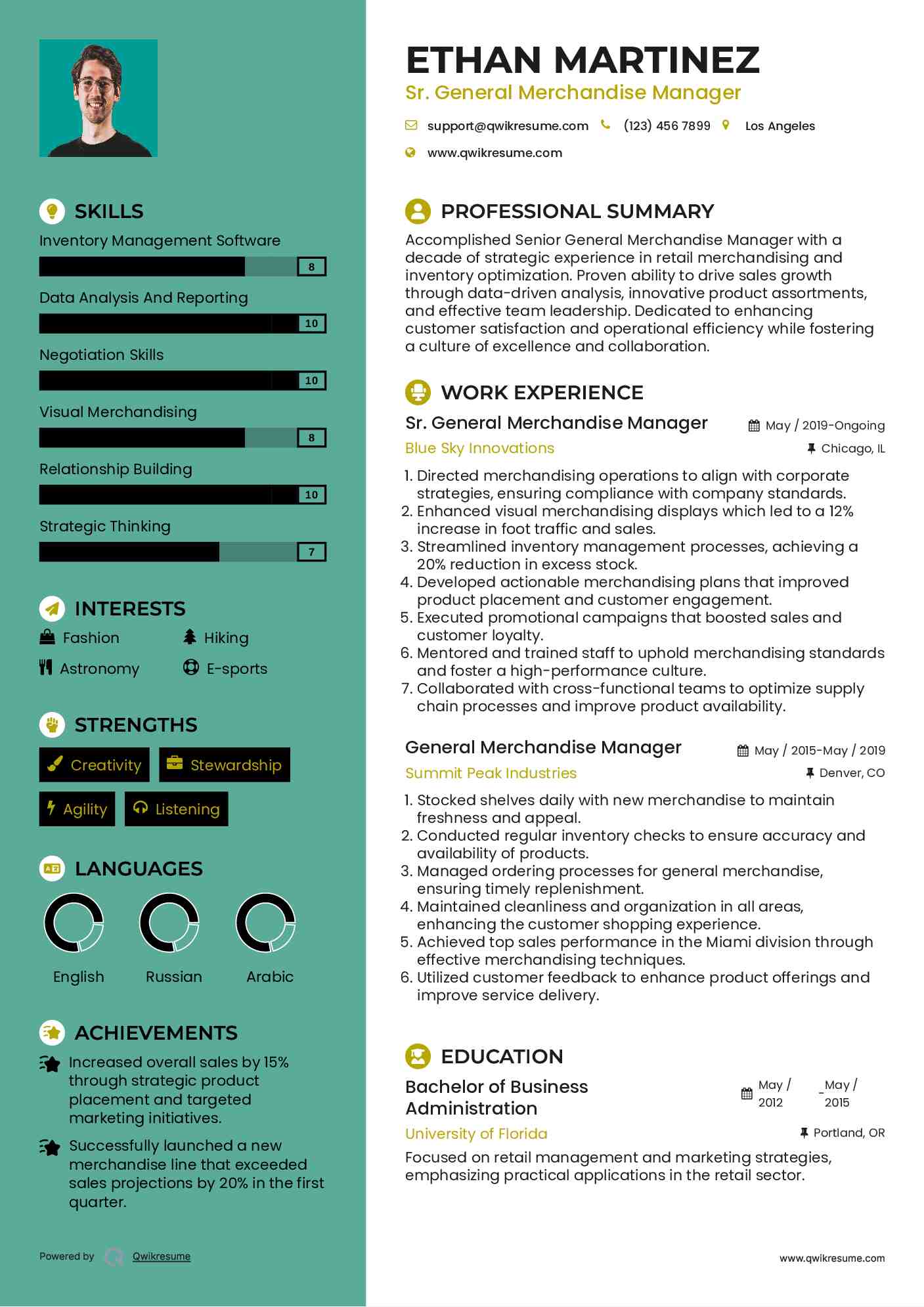 general-merchandise-manager-resume-samples-qwikresume