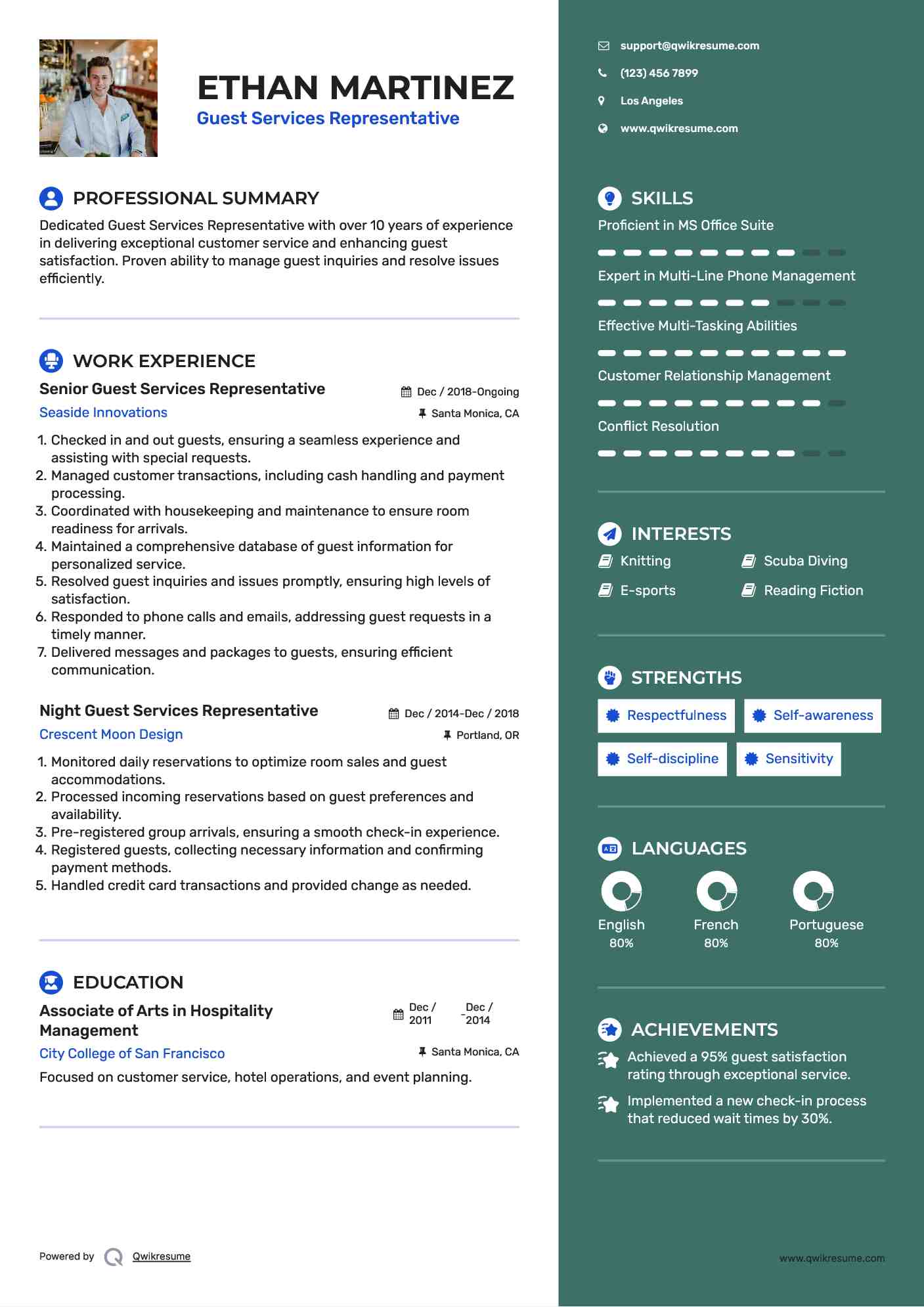 Guest Services Representative Resume Samples QwikResume Guest Services Representative Resume Samples QwikResume