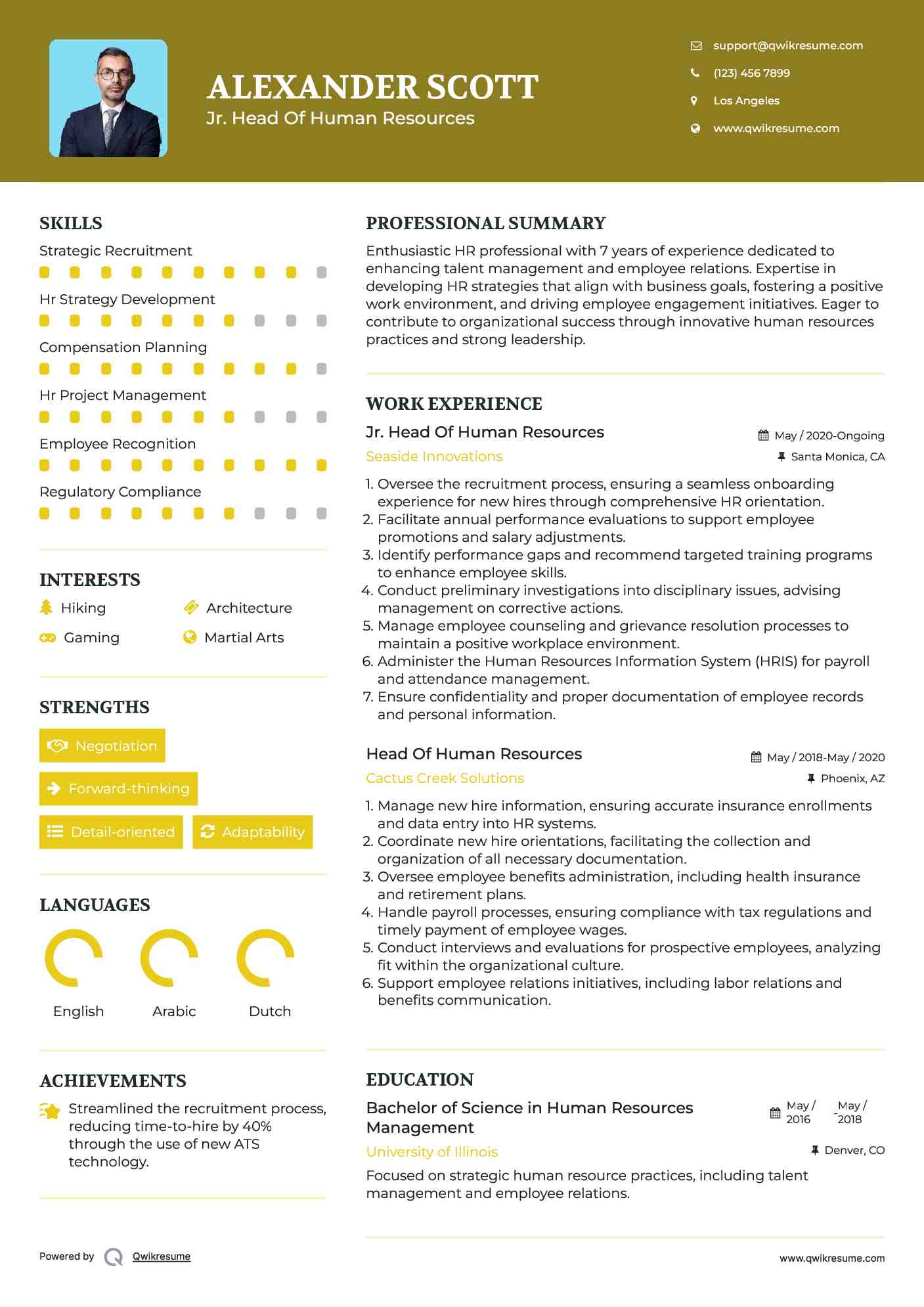 Head Of Human Resources Resume - Head Of Human Resources 1588402221 Pdf 