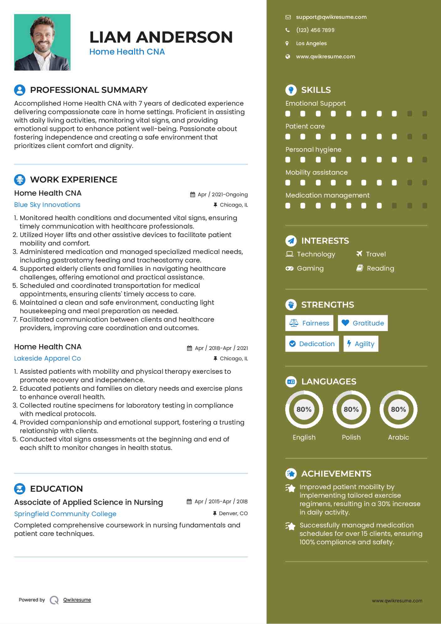 10 Home Health Aide Resume Samples - Home Health Cna 1661511211 Pdf 