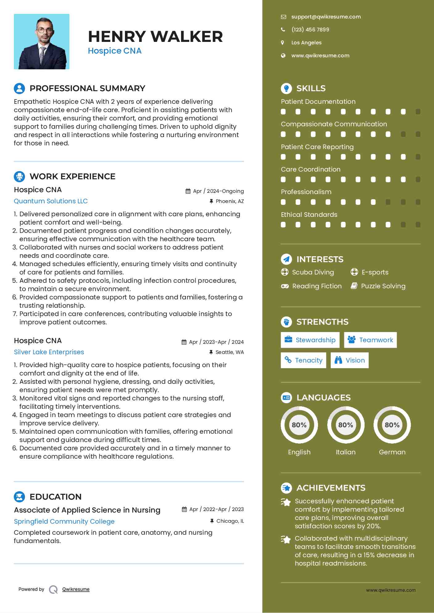 10 Hospice CNA Resume Samples - Hospice Cna 1660129563 Pdf 