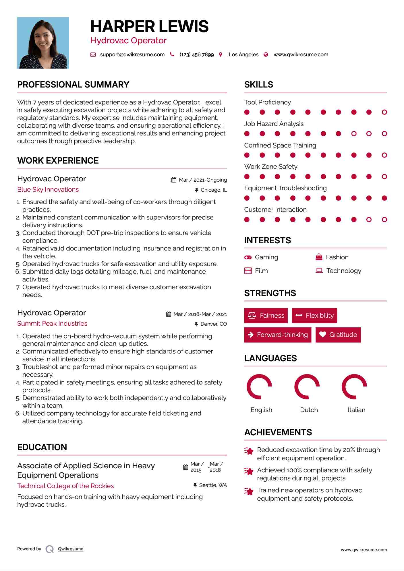 Hydrovac Operator at Rudy Davis blog