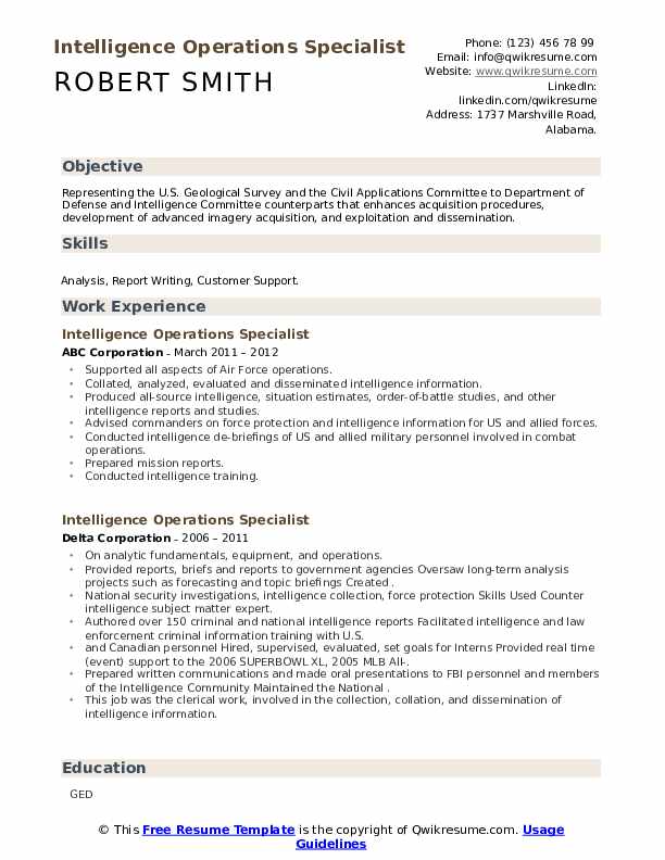 intelligence-operations-specialist-resume-samples-qwikresume