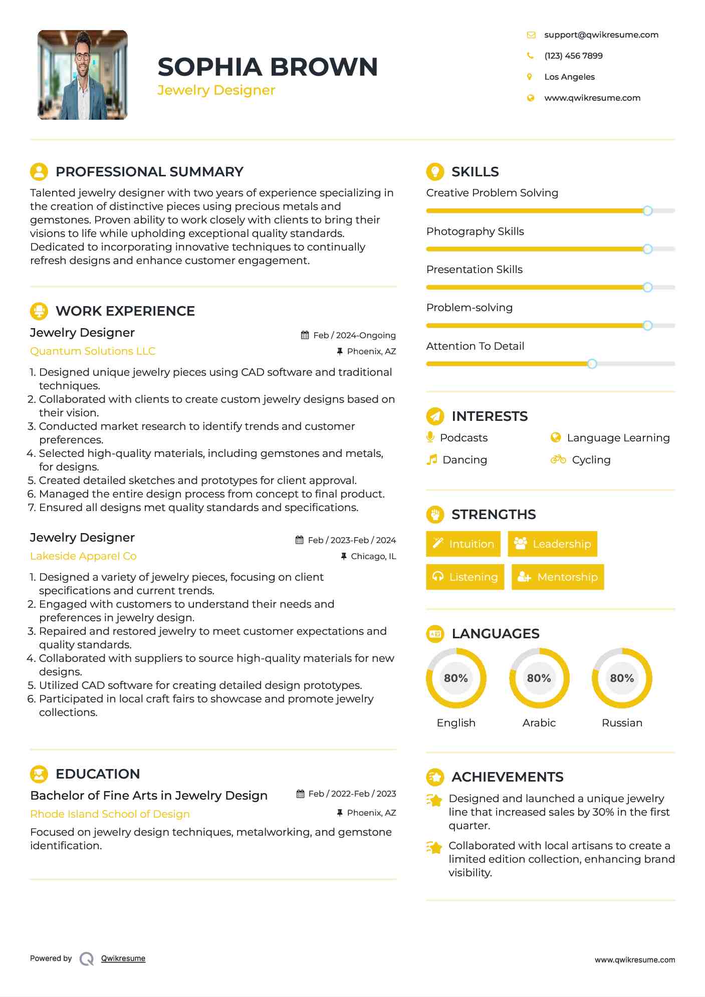 jewelry designer resume samples qwikresume jewelry designer resume