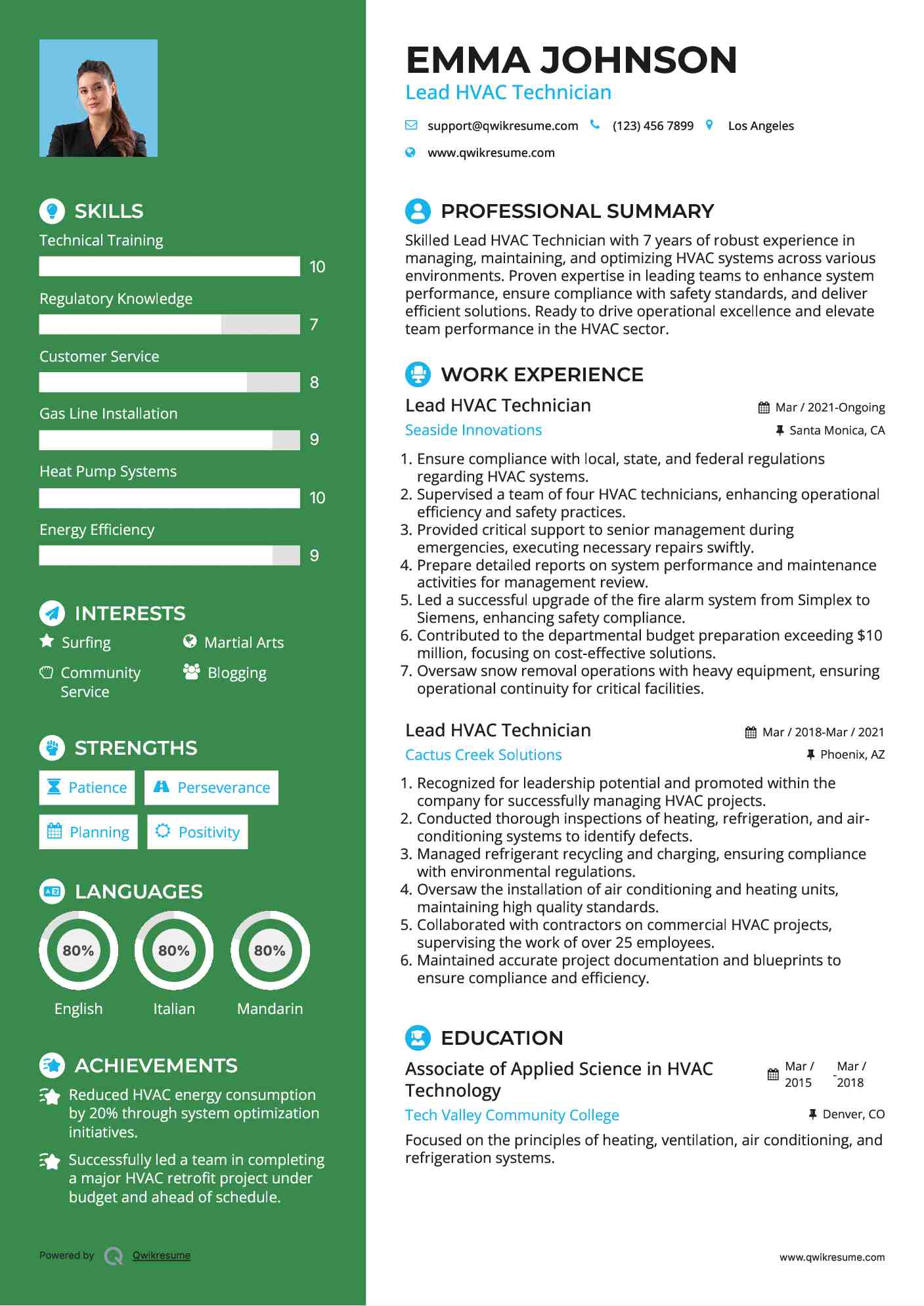 10 Lead HVAC Technician Resume - Lead Hvac Technician 1601998793 Pdf 