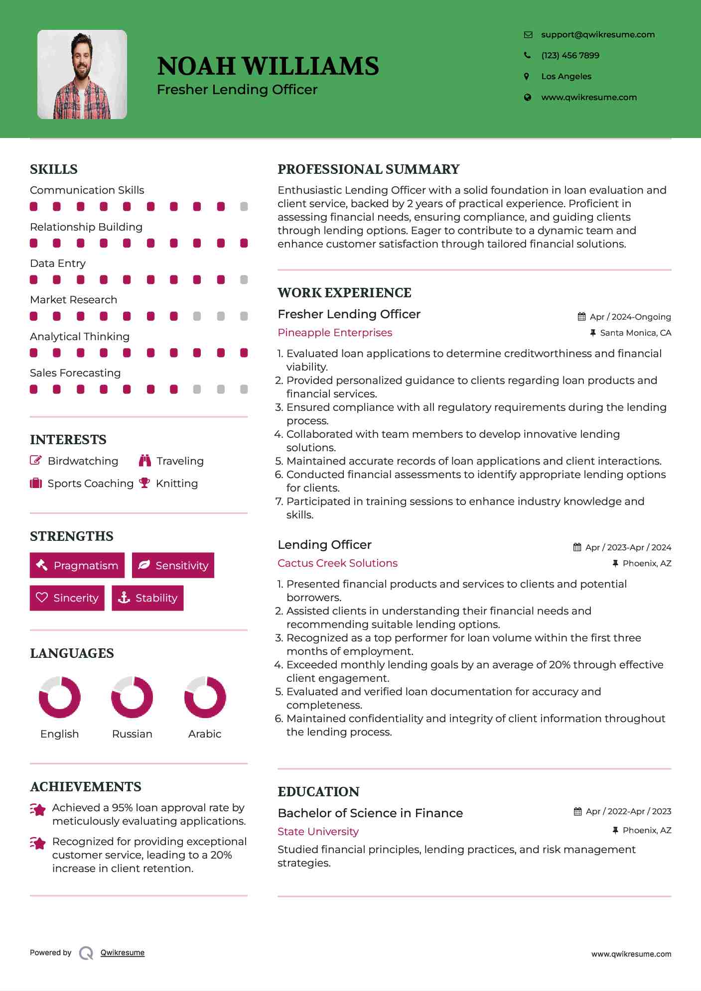 10+ Lending Officer Resume Samples & Templates for 2025