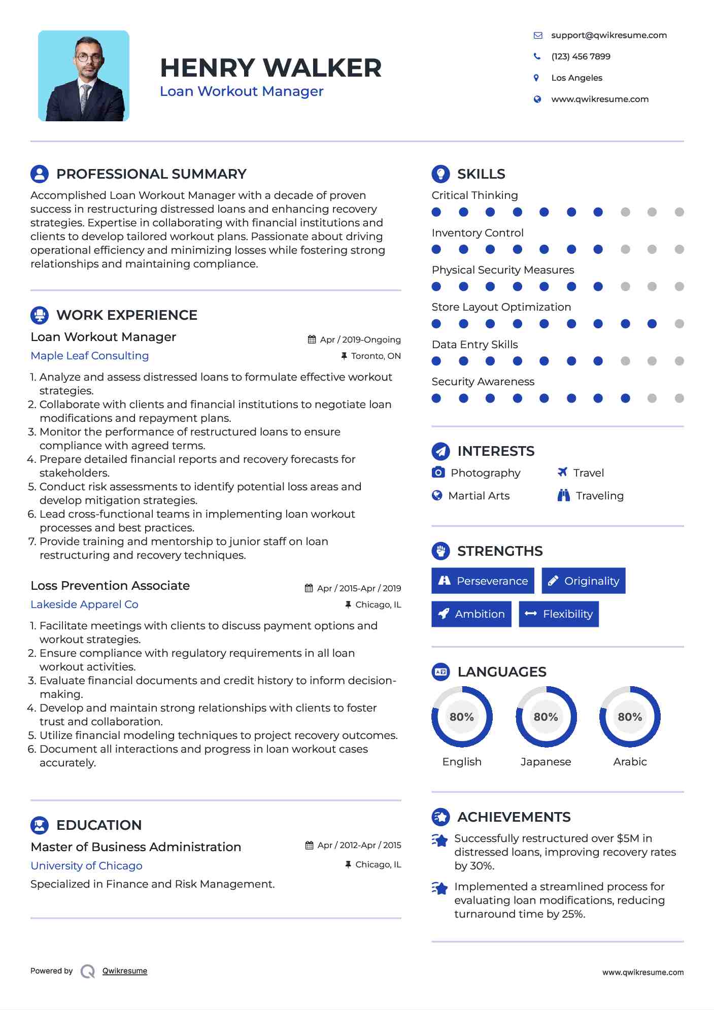 Loss Prevention Associate Resume Samples QwikResume