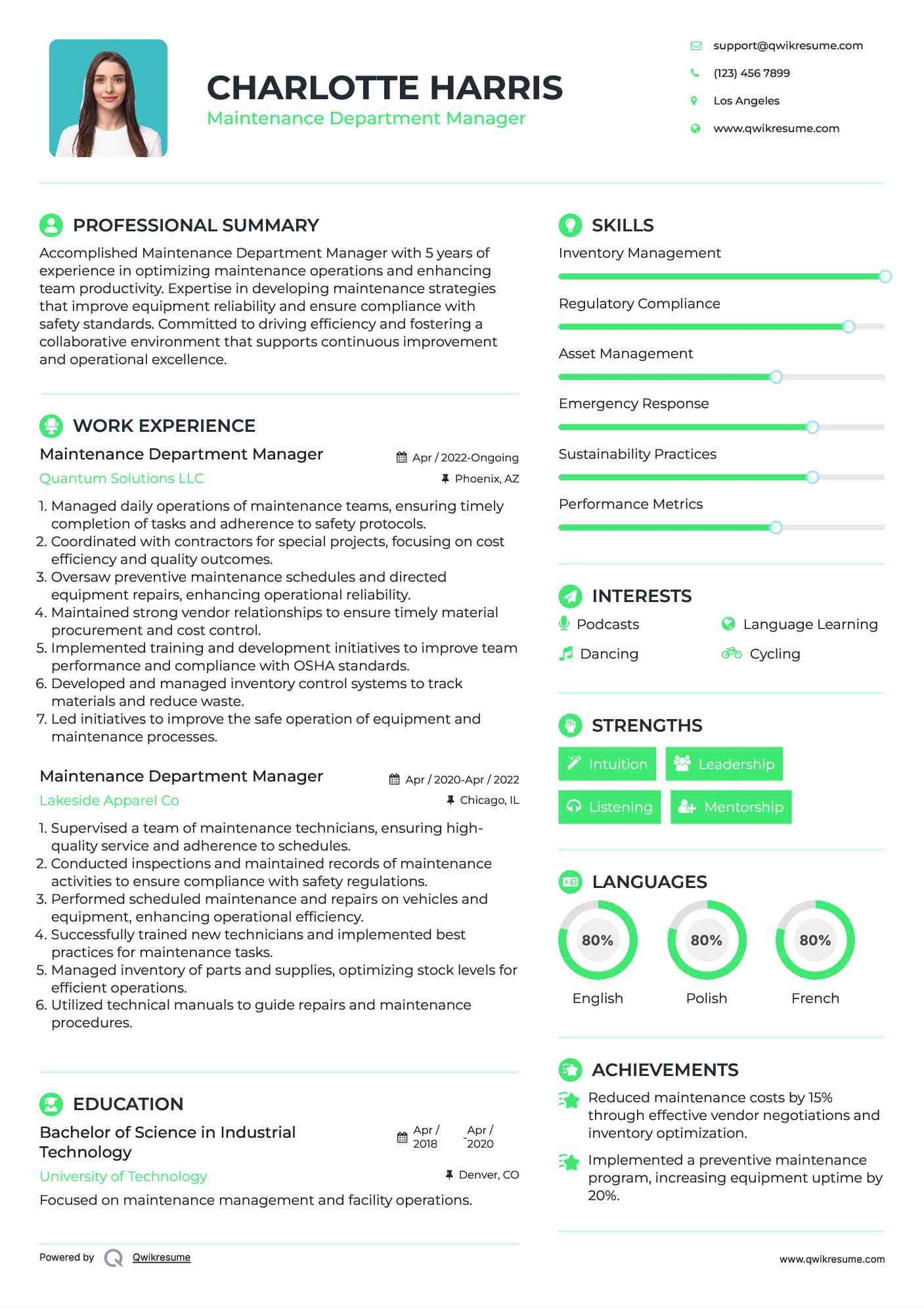 10 Maintenance Department Manager - Maintenance Department Manager 1649918677 Pdf 